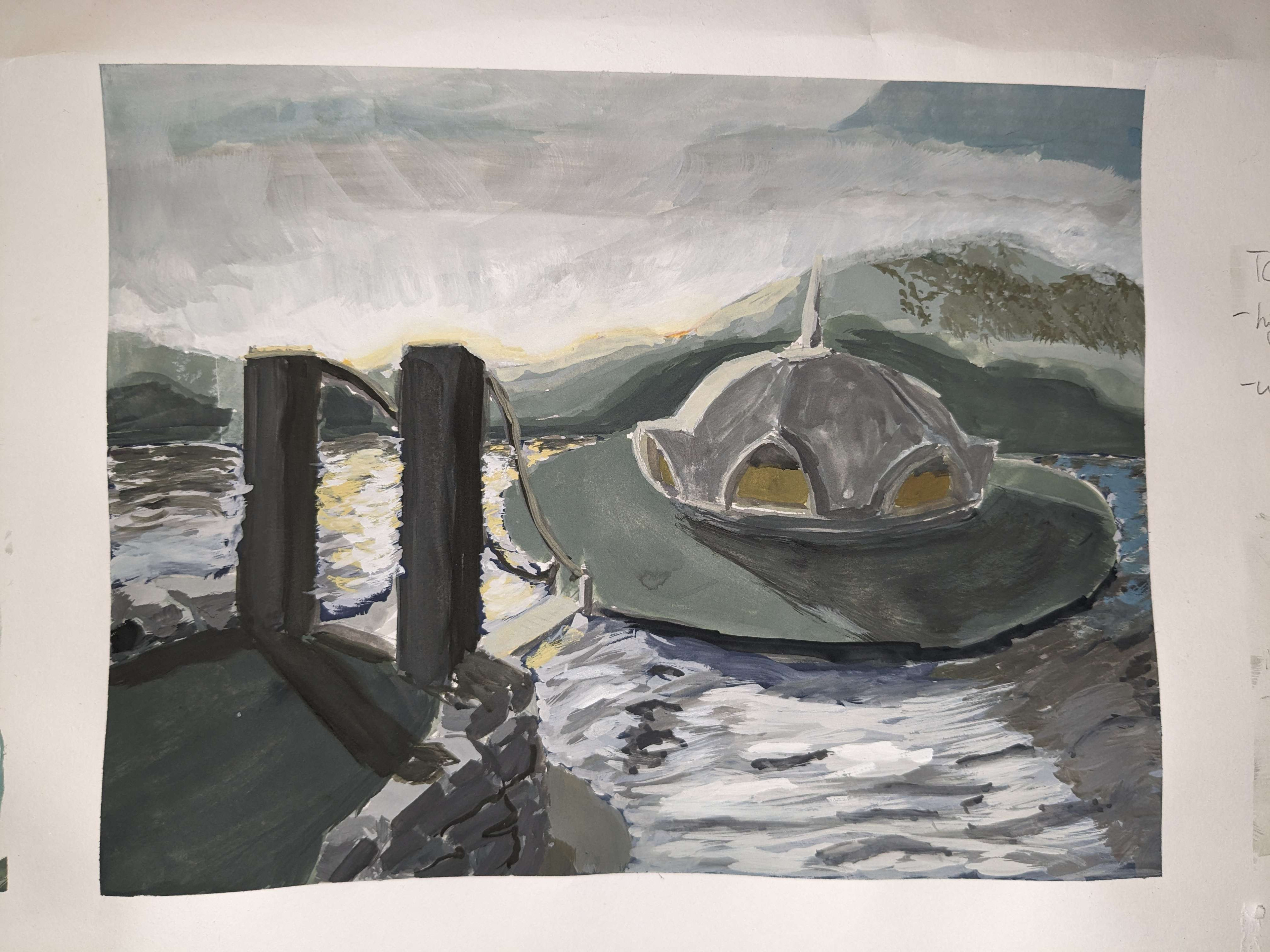 Made with Gouache- 5hrs for each painting