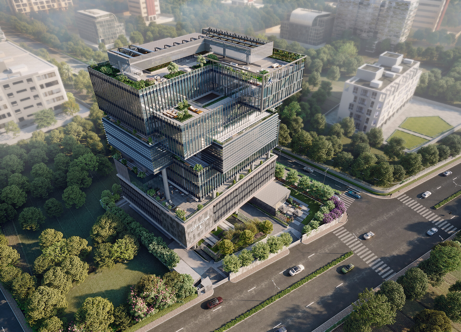 ArtStation - Commercial Building / Architectural Visualization