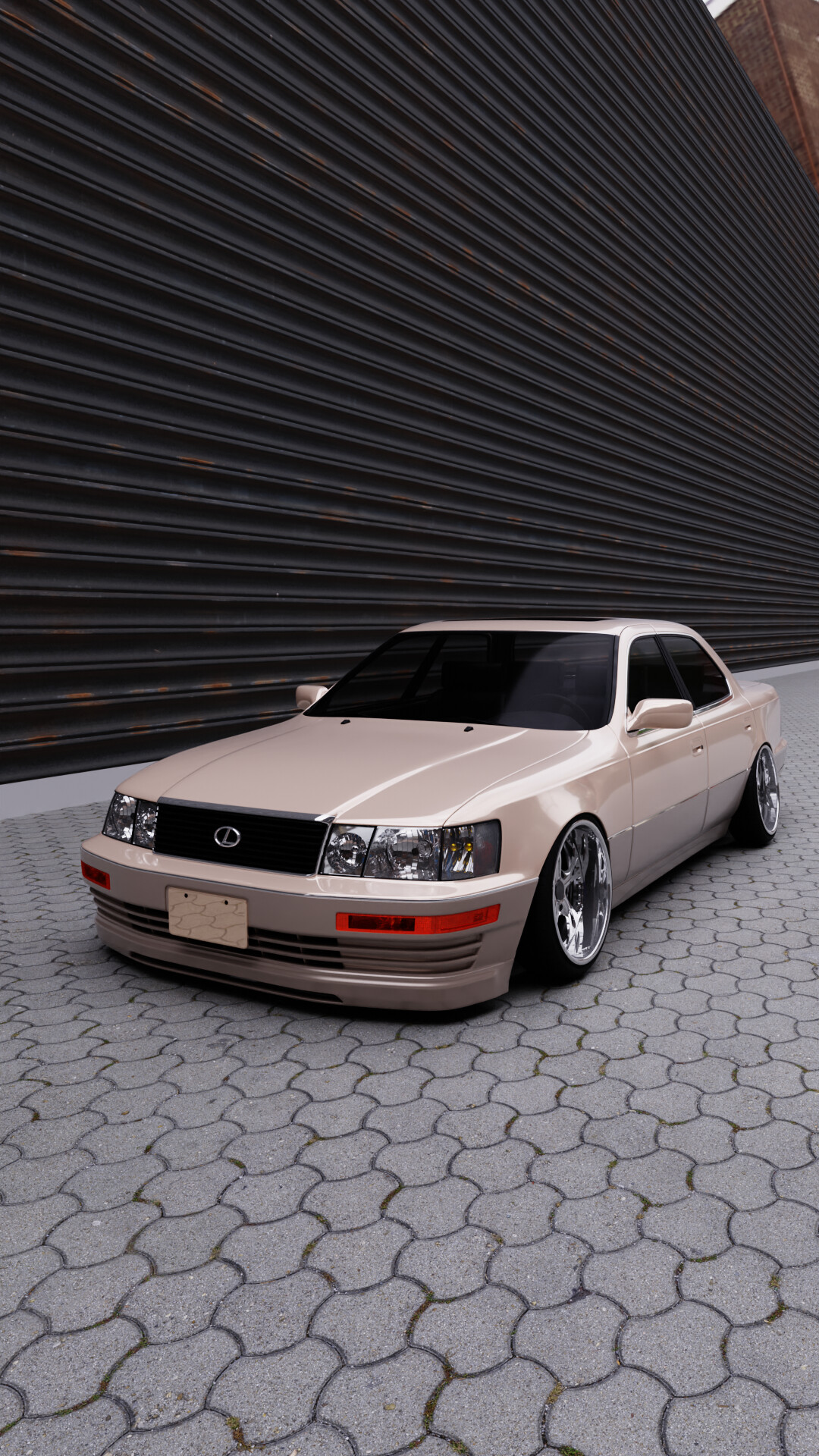 ArtStation - Lexus LS400 Stance Wald BodyKit