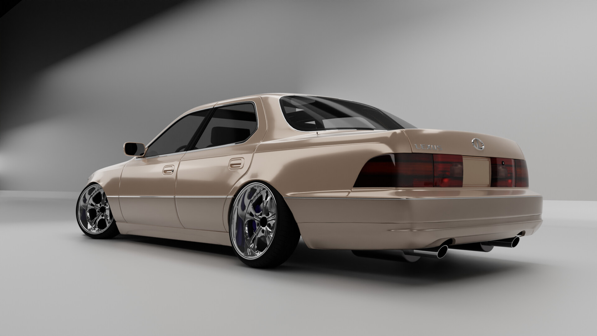 ArtStation - Lexus LS400 Stance Wald BodyKit