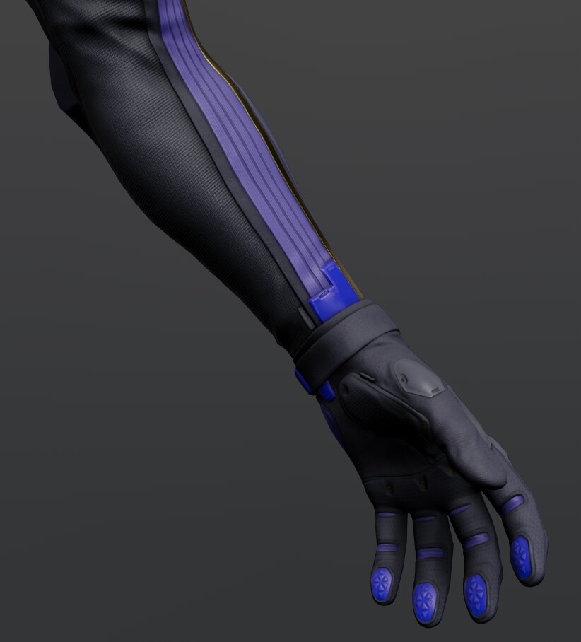 close up wip of the first person hands