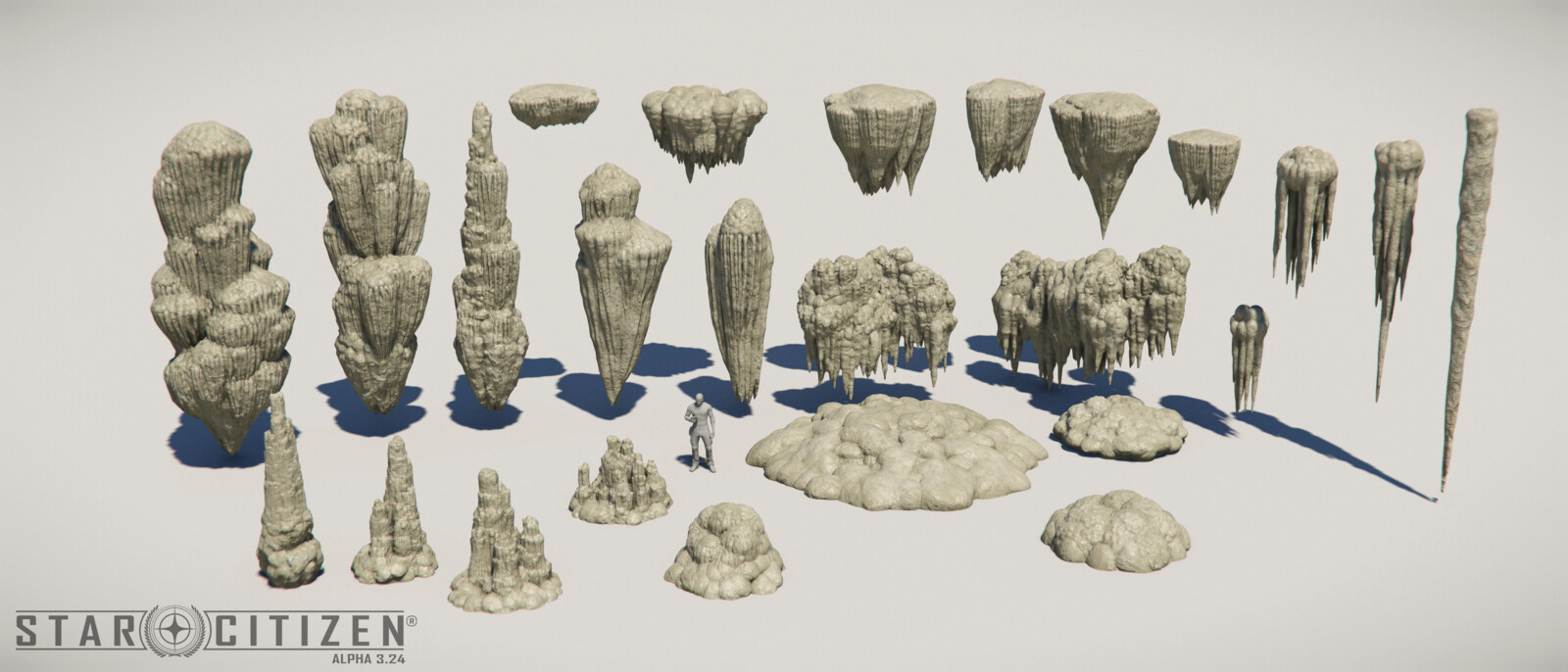 the asset kit, all created using the Houdini tool that I developed