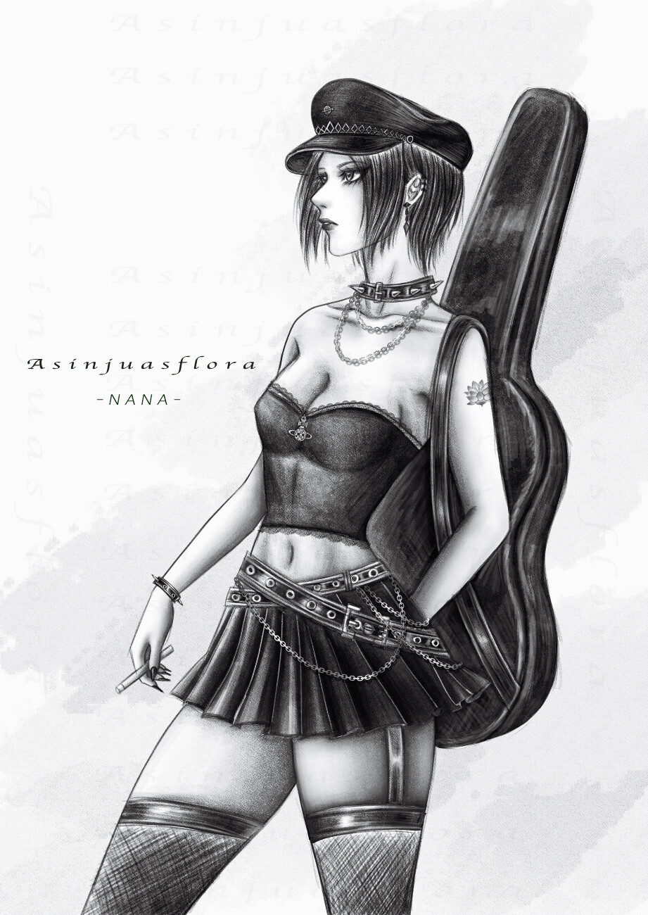ArtStation - Nana ナナ-Nana Osaki 大崎 ナナ (矢沢あい)