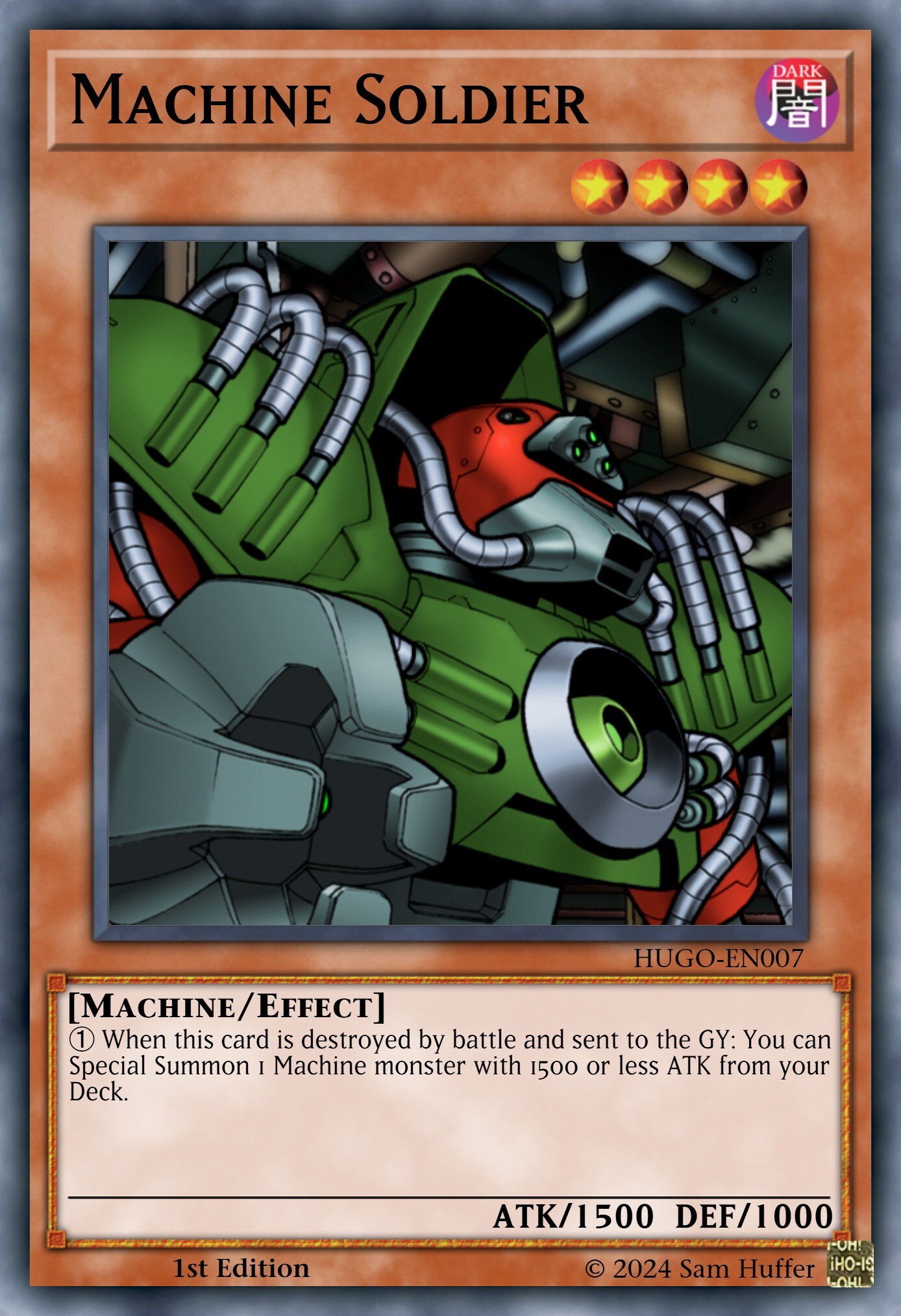ArtStation - Machine Soldier (Custom Yu-Gi-Oh! Card)