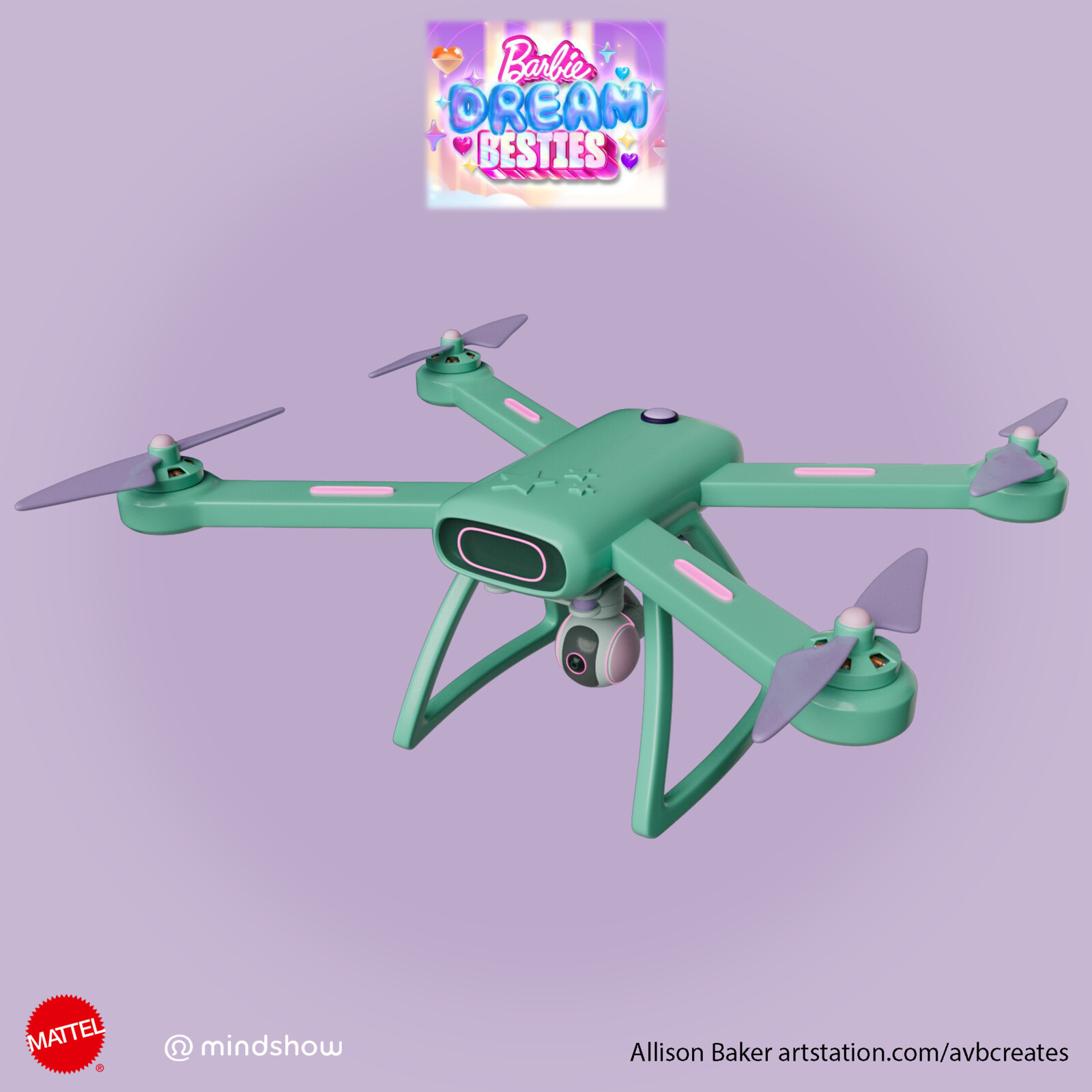 Zia's Drone Prop for "Barbie Dream Besties" | Mindshow for Mattel