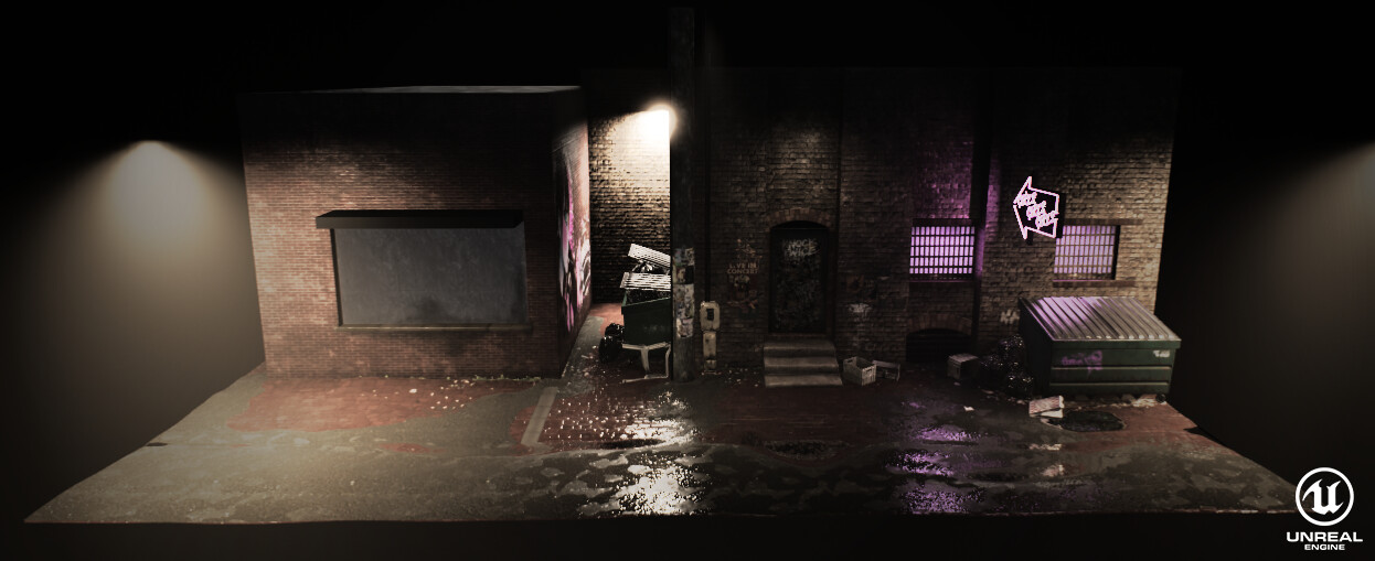 entire diorama in Unreal