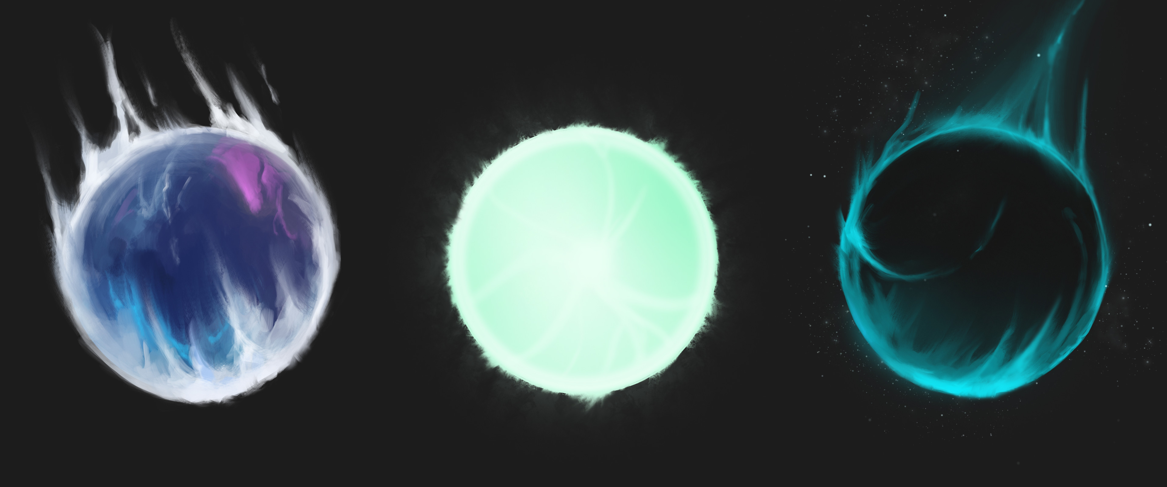Initial ideas for the central sphere