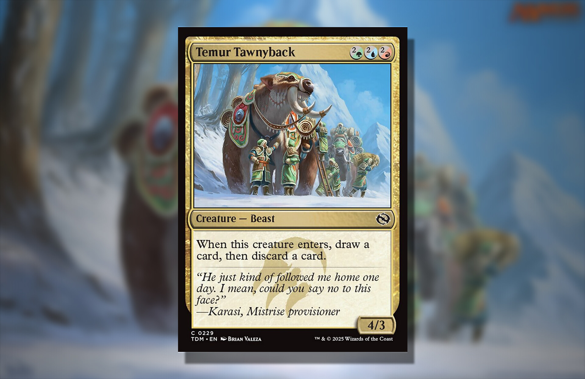 temur mtg cards Magic The Gathering - Murders at Karlov Manor - Commander