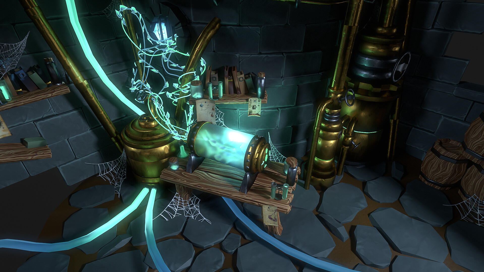 ArtStation - Stylized laboratory