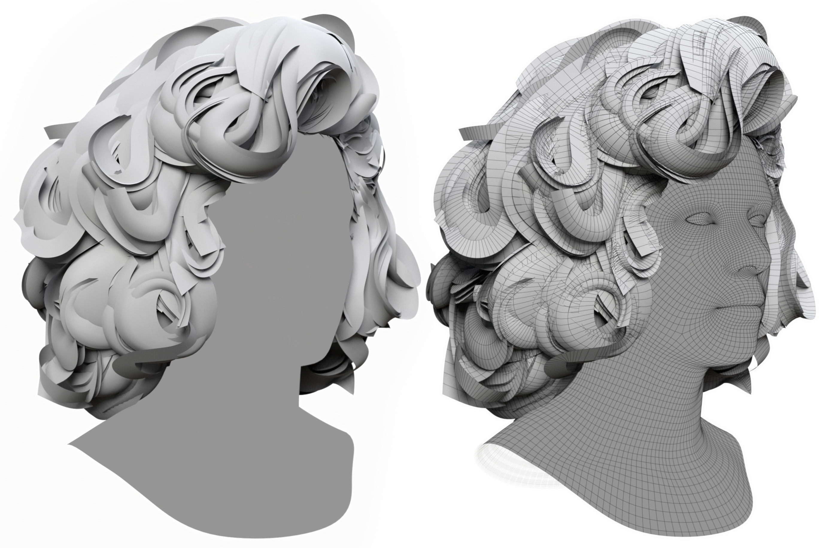 wireframe clay - Marmoset toolbag 