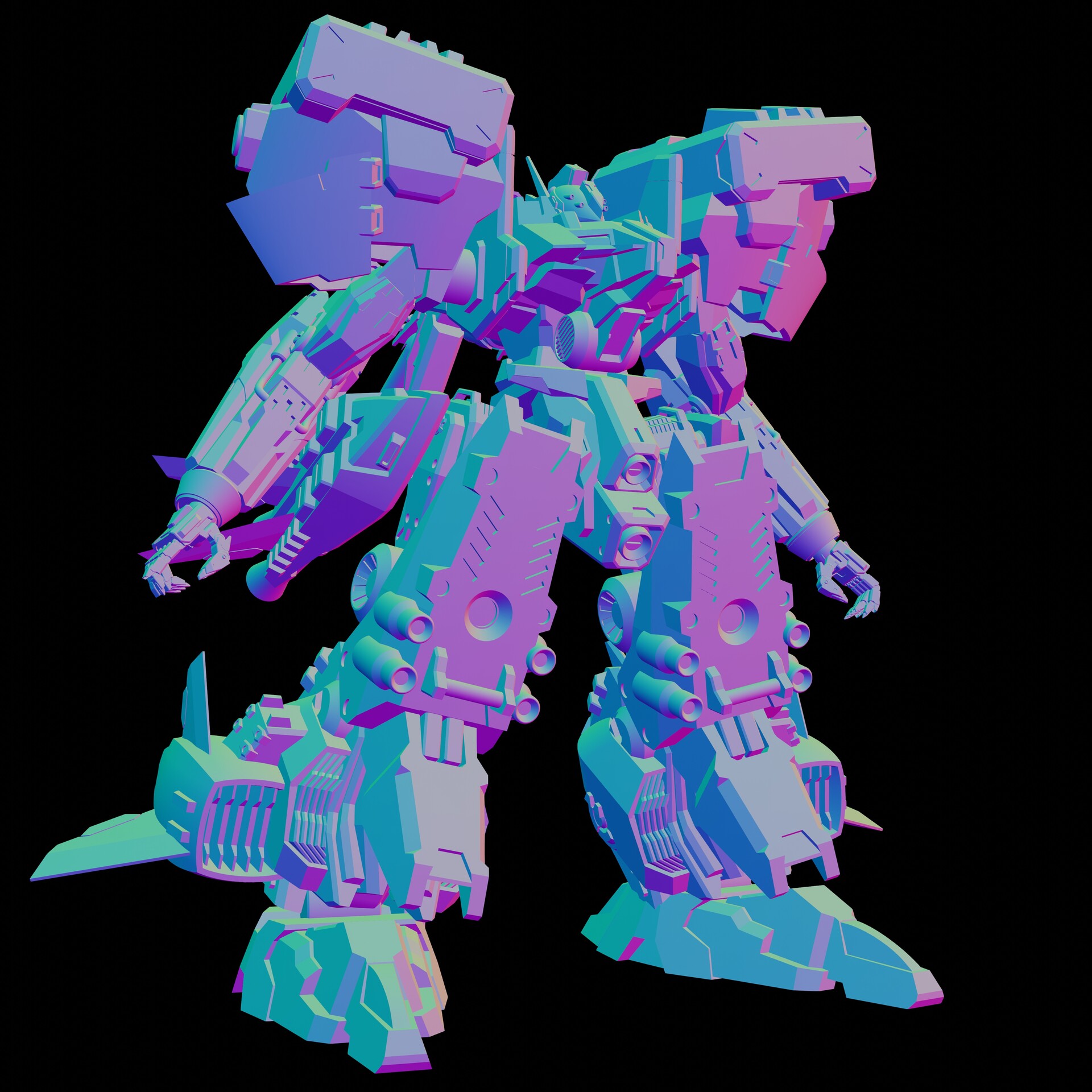 ArtStation - Original mech No. 4 Rough