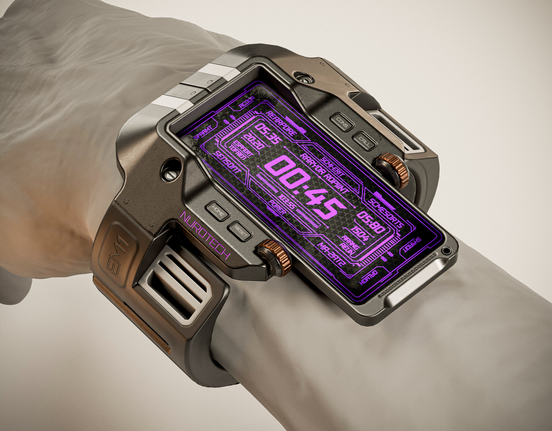 High Tech Futuristic Digital Watches High Tech Pocket Watch High
