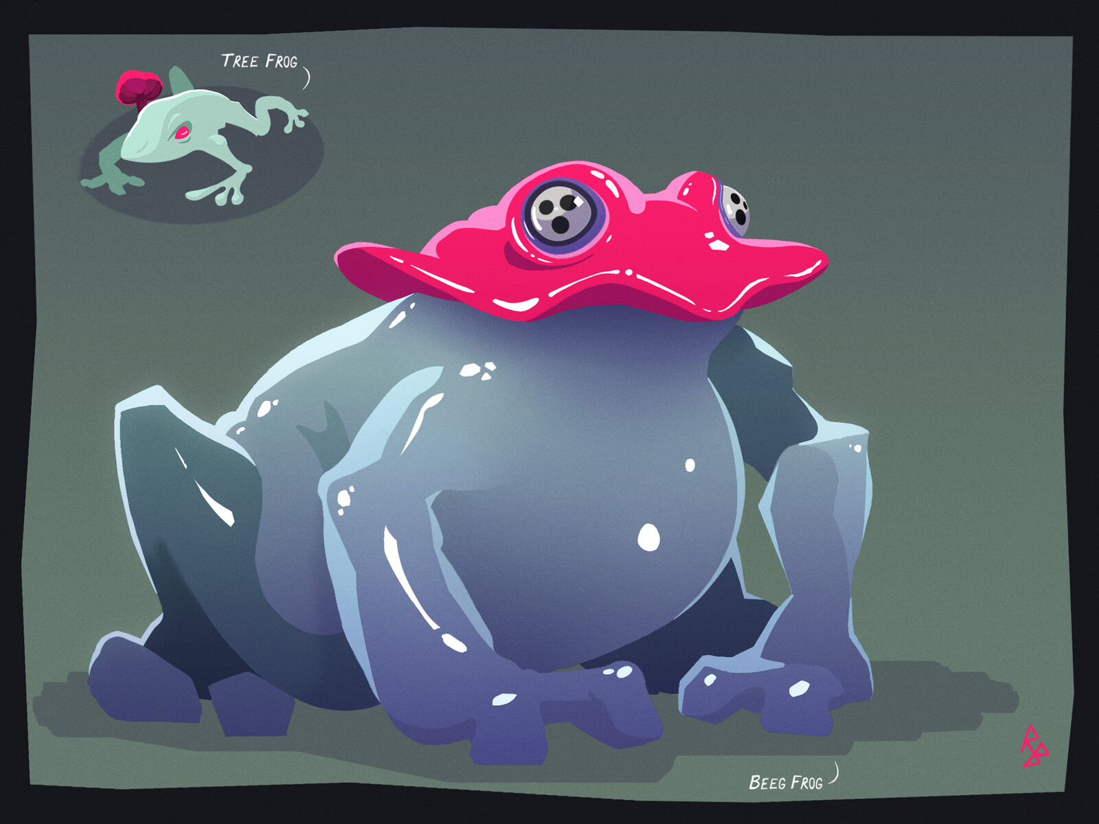 Chroma Corps 2025 Assignment 03: MOOSHFROG (Creature Prompt)