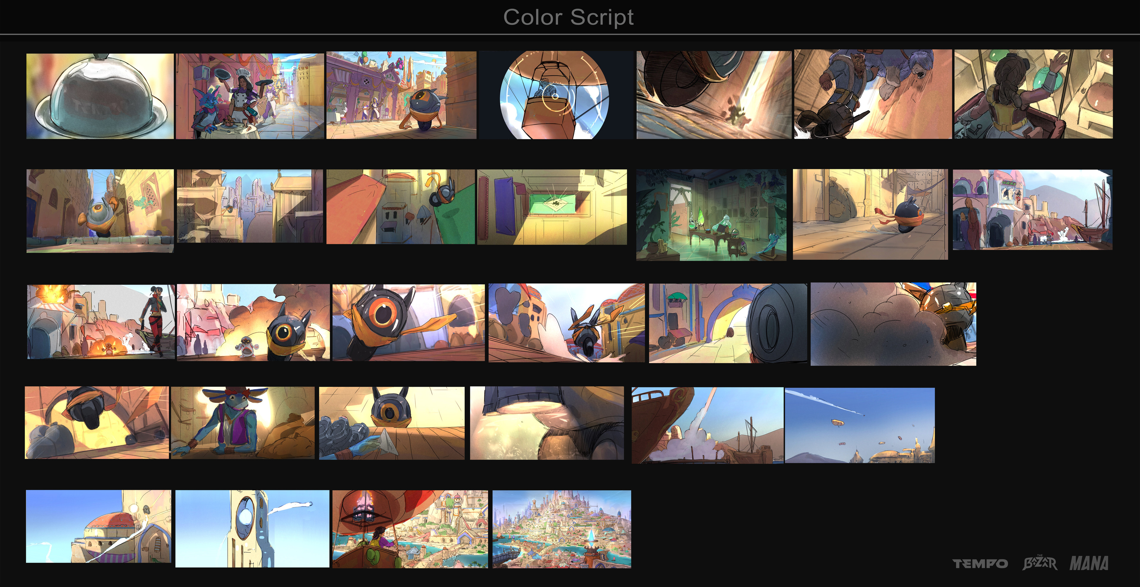Early color exploration