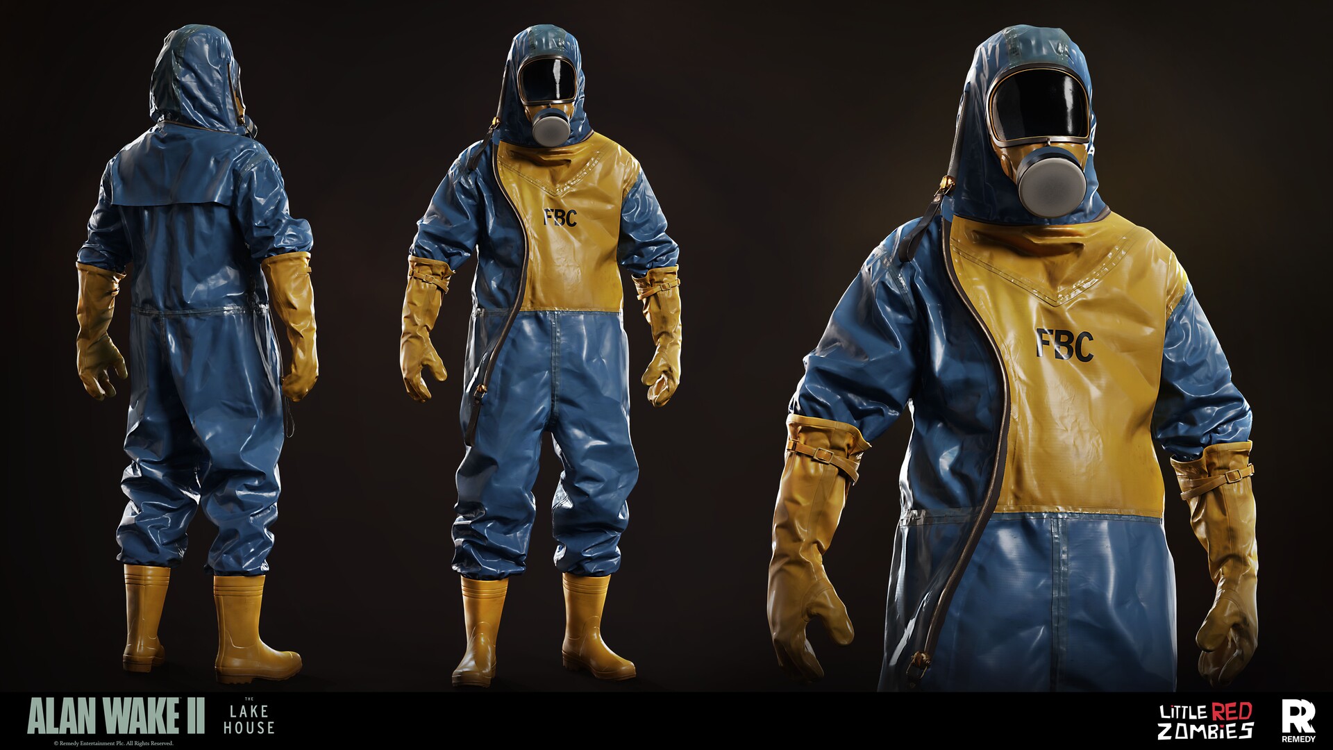 ArtStation - Alan Wake II: The Lake House - FBC Hazmat Suit Outfit