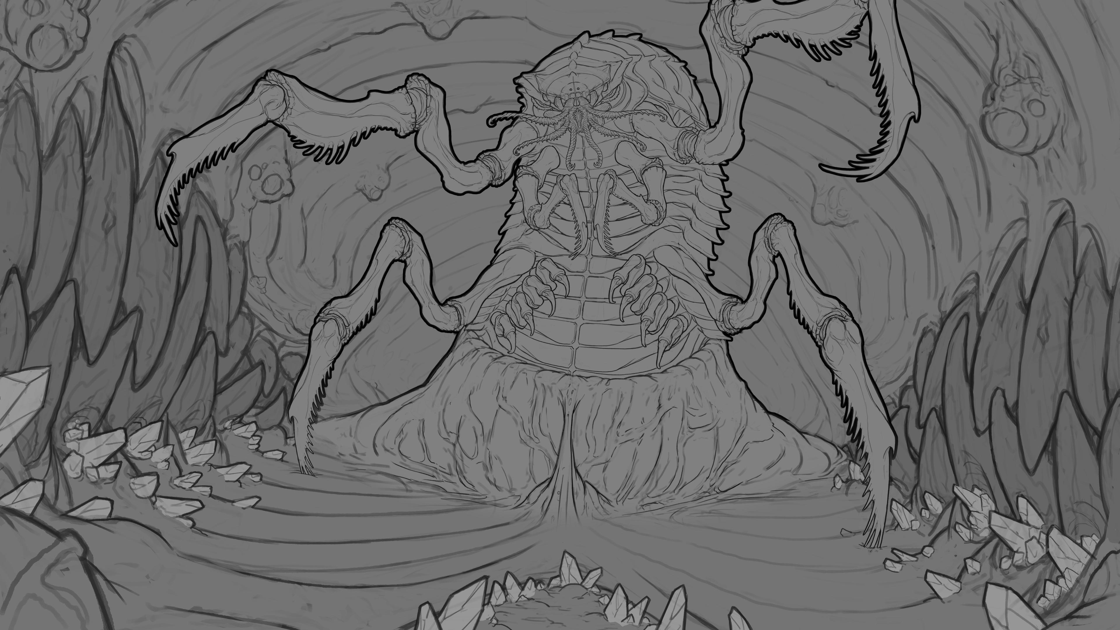 Rough Composition Sketch