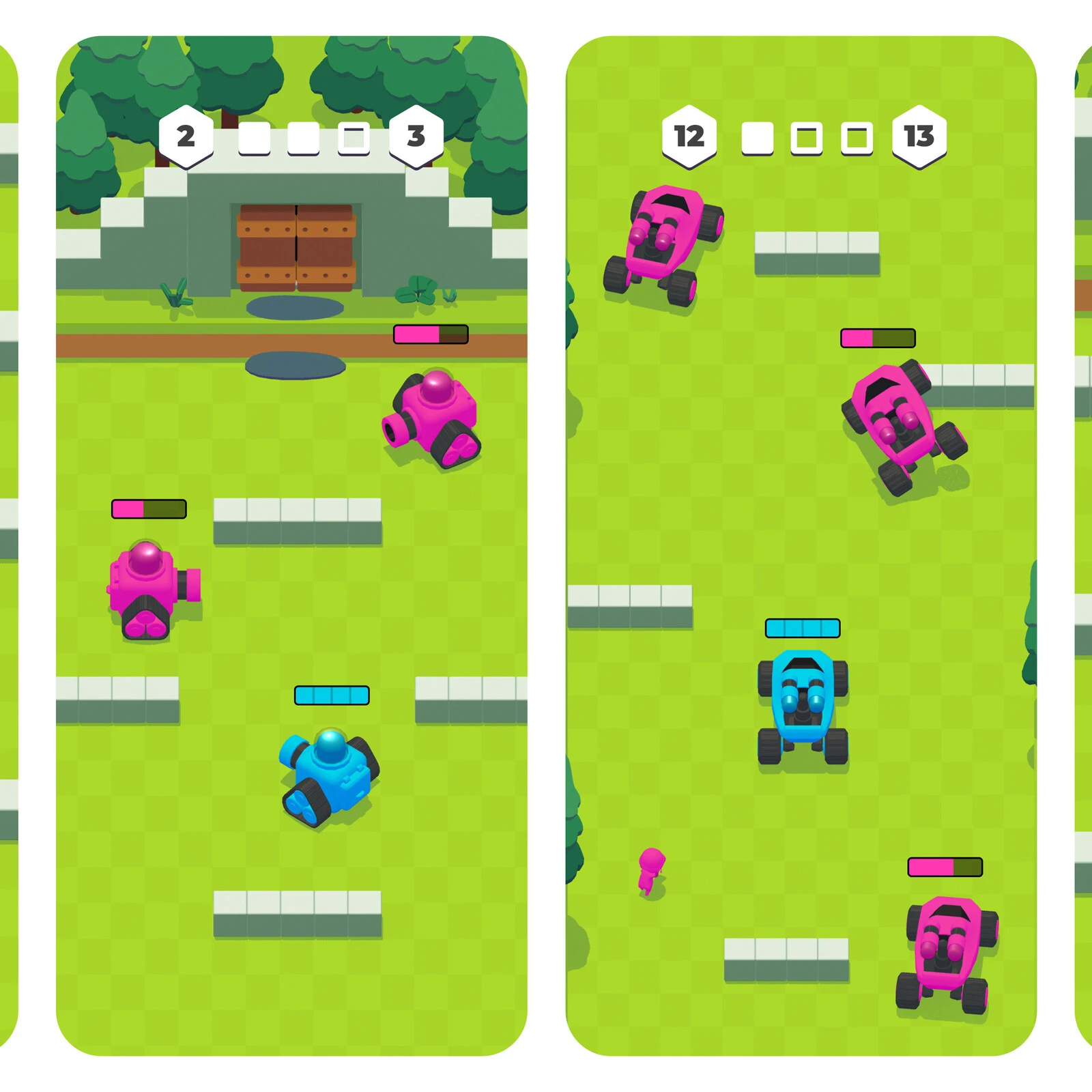 One Man Army
My role: Art Direction, Game Design (including original idea), Level design, 3D modelling and visual design, UI / UX Design, Particles and VFX​​​​​​​