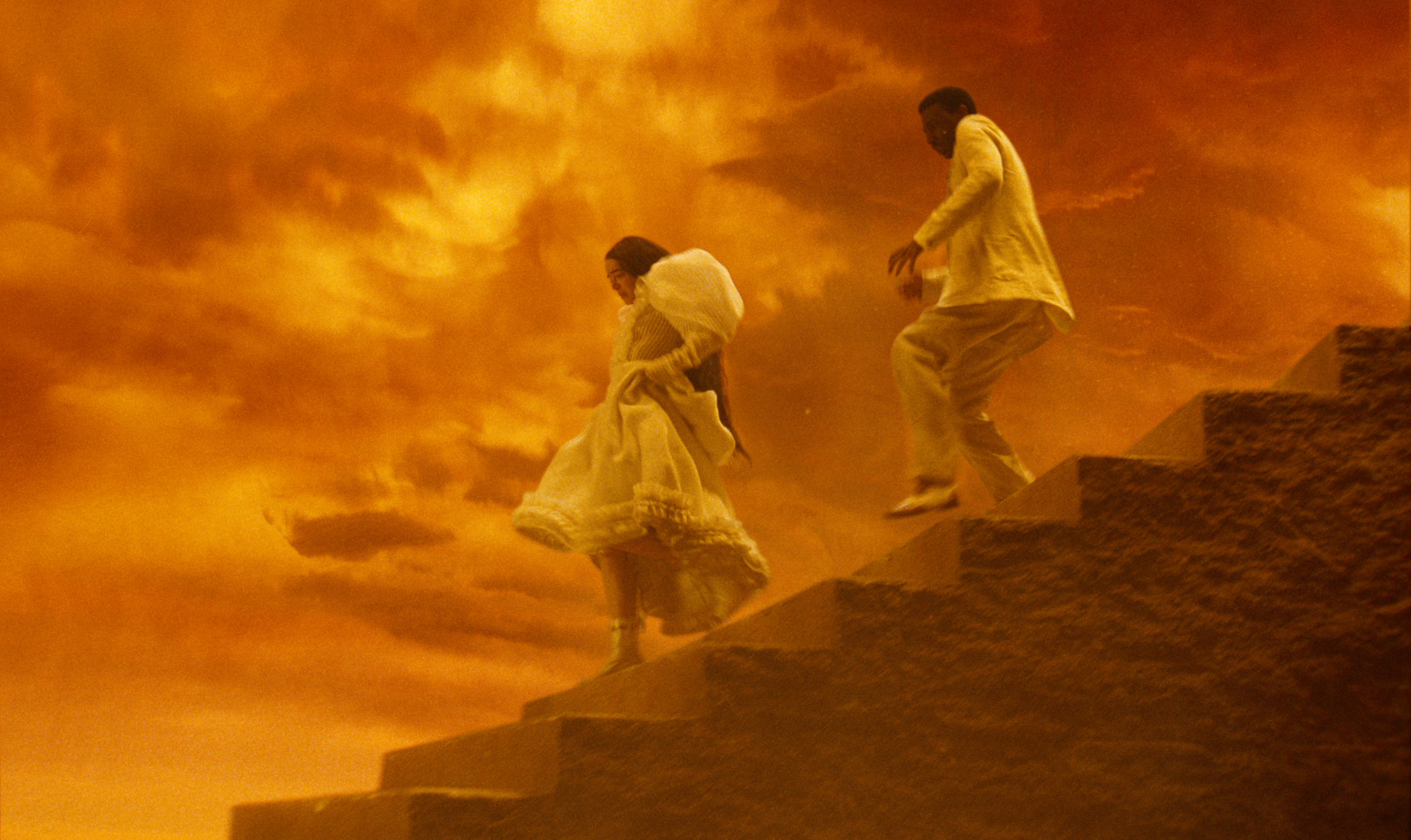 Sky dome asset for Alexandria, Camera projection shot setup and adding details to clouds on close up shots like this. 