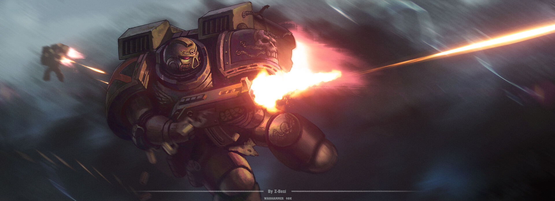 ArtStation - 【战锤40K】死亡连队Death Company