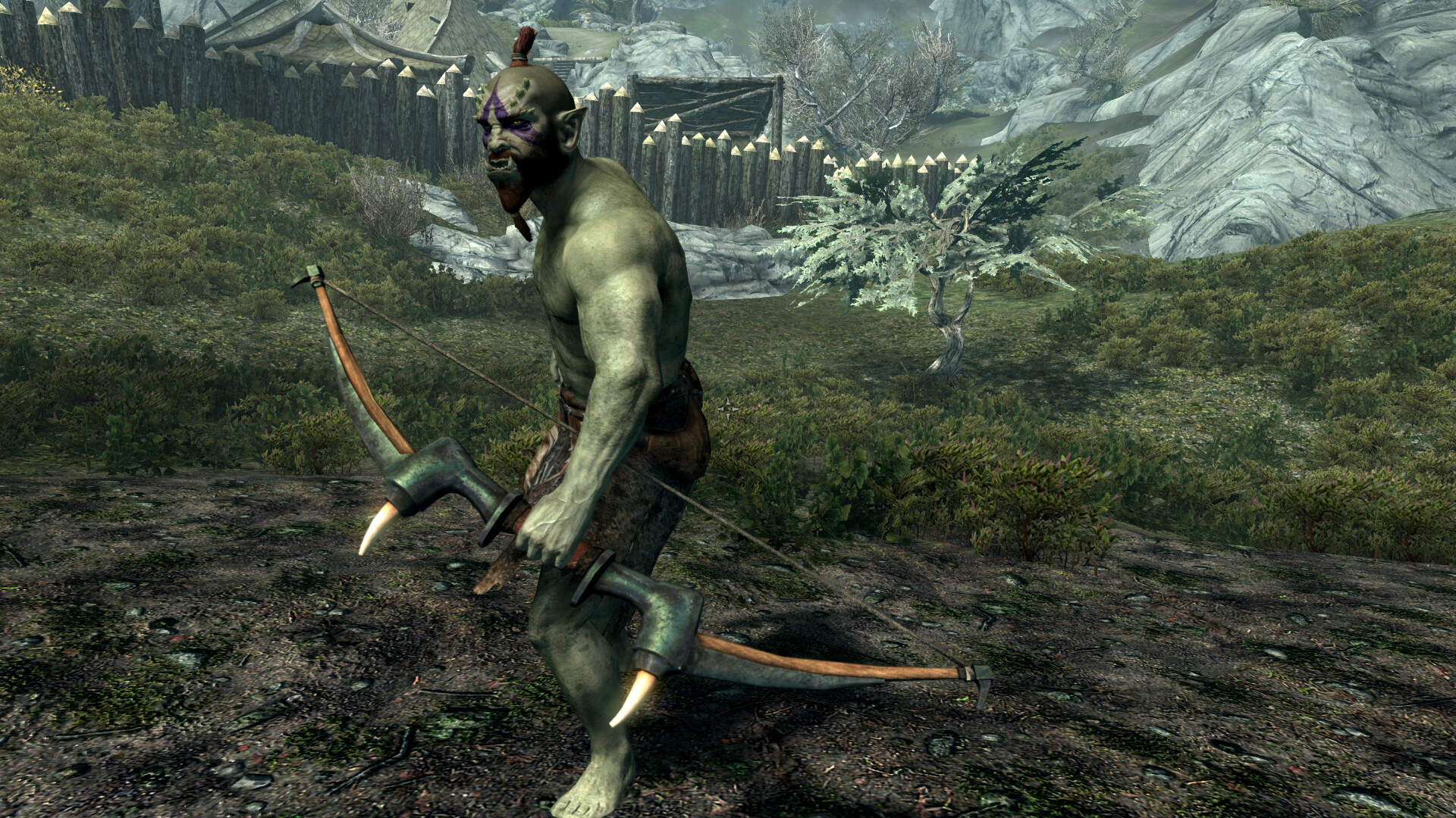 ArtStation - Wood Orc Bow - Game Asset Design, image size:1920x1080