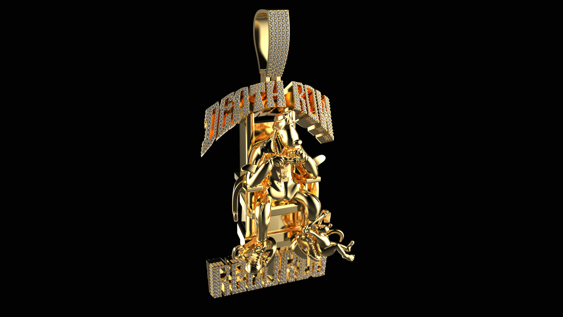 Daniel Allen - Snoop Dogg Death Row Records pendant for GLD