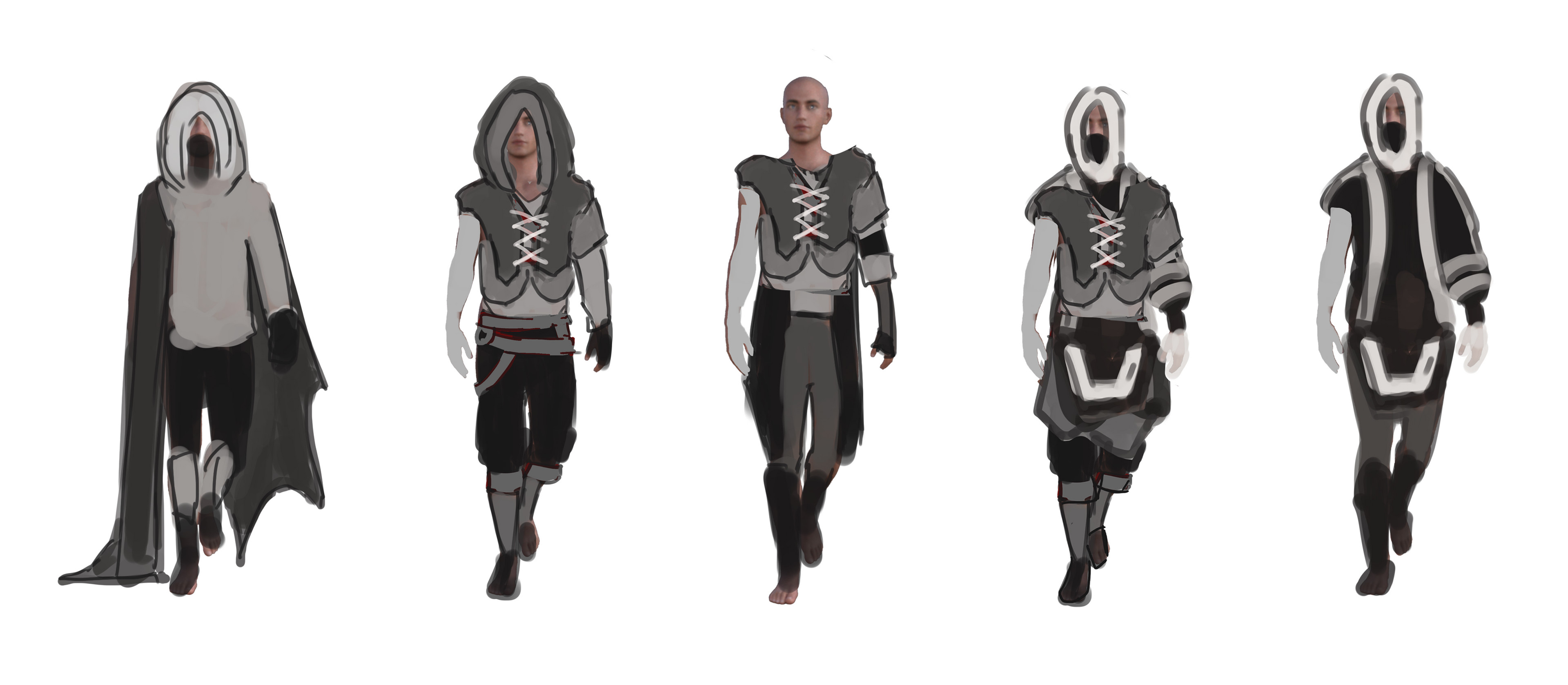 Initial exploration sketches 