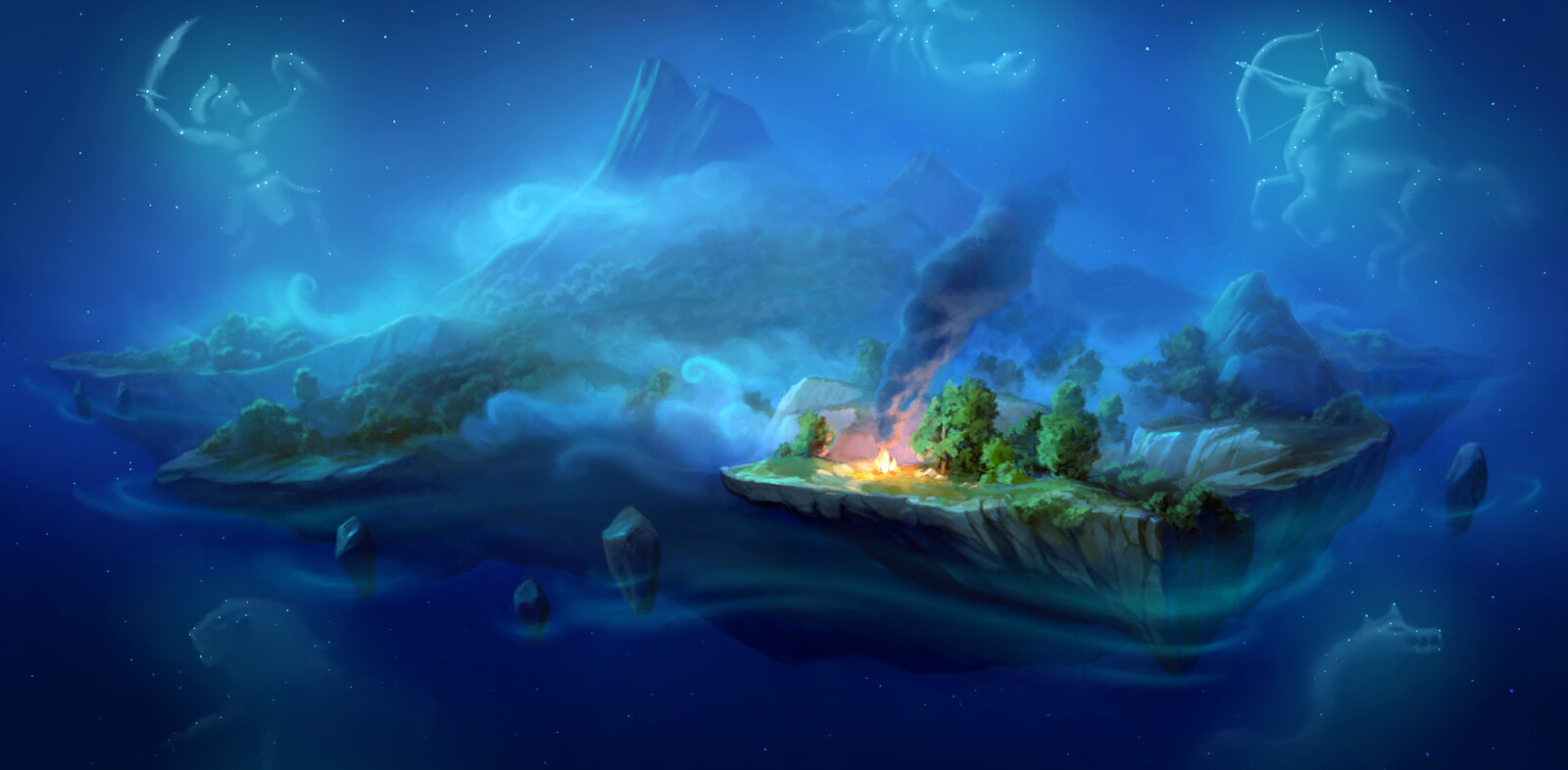 Echoes of Elysium: Environments