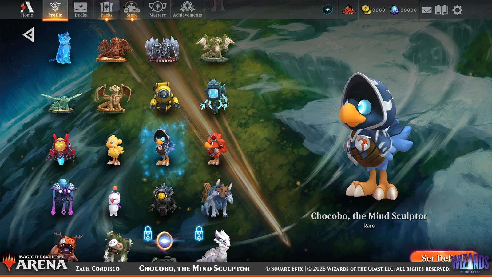 Companion select view