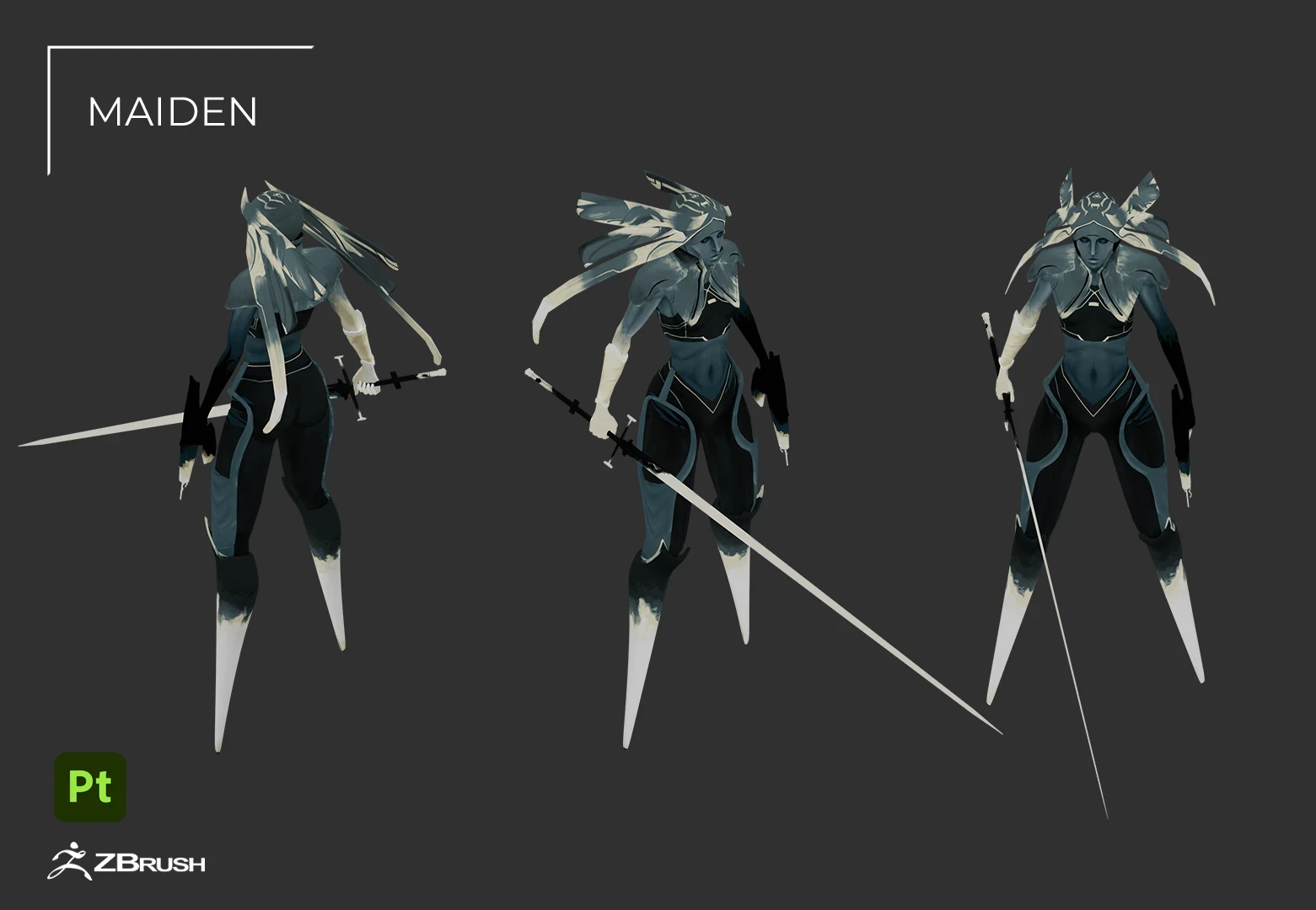 Maiden top-down view
