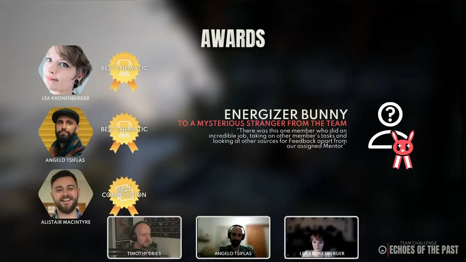 We won 3rd place in the realistic category.
