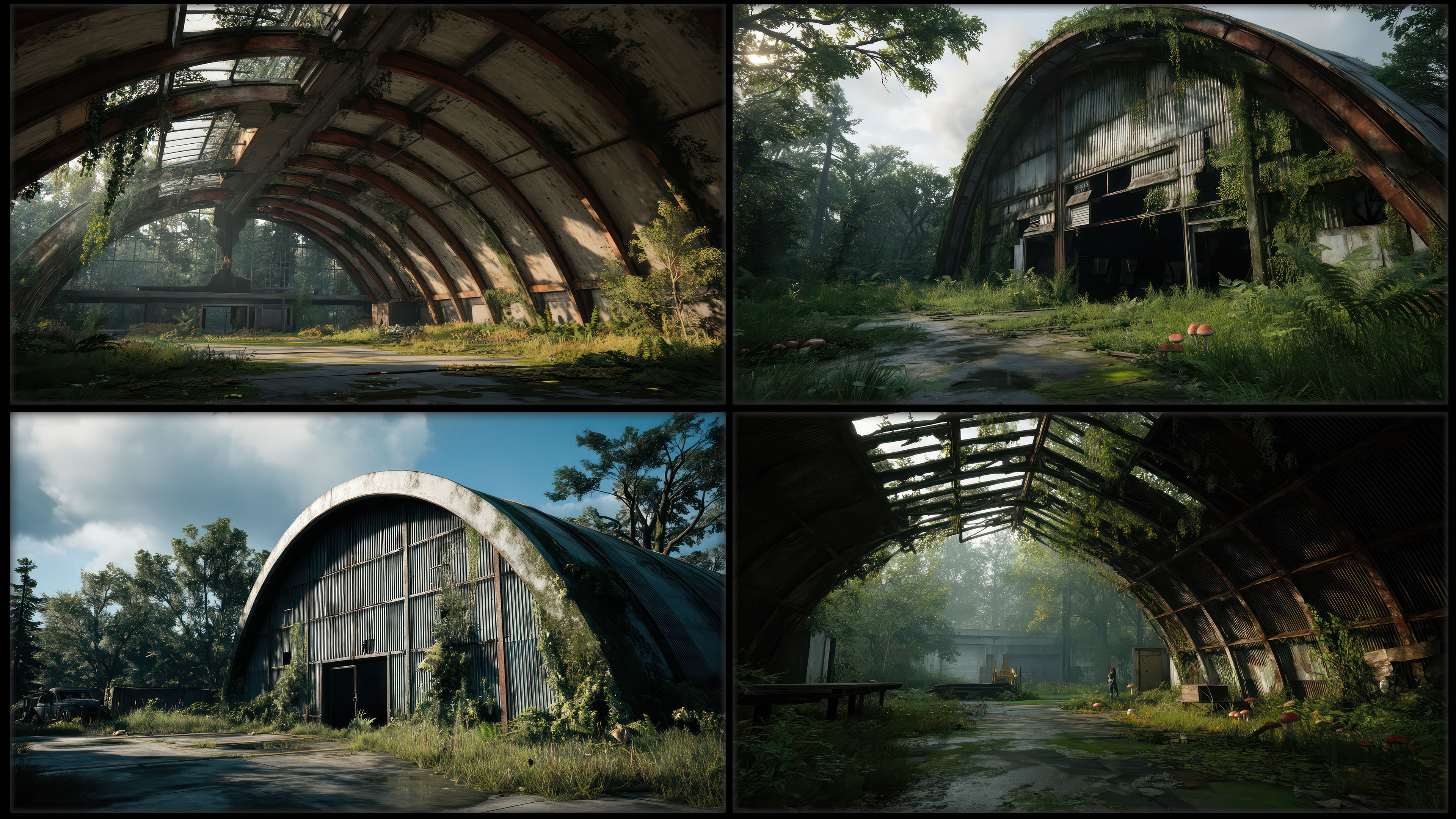 100 Abandoned Hangar - Environment Concept Reference Image Pack v.433 |4K|
https://www.artstation.com/a/49075756