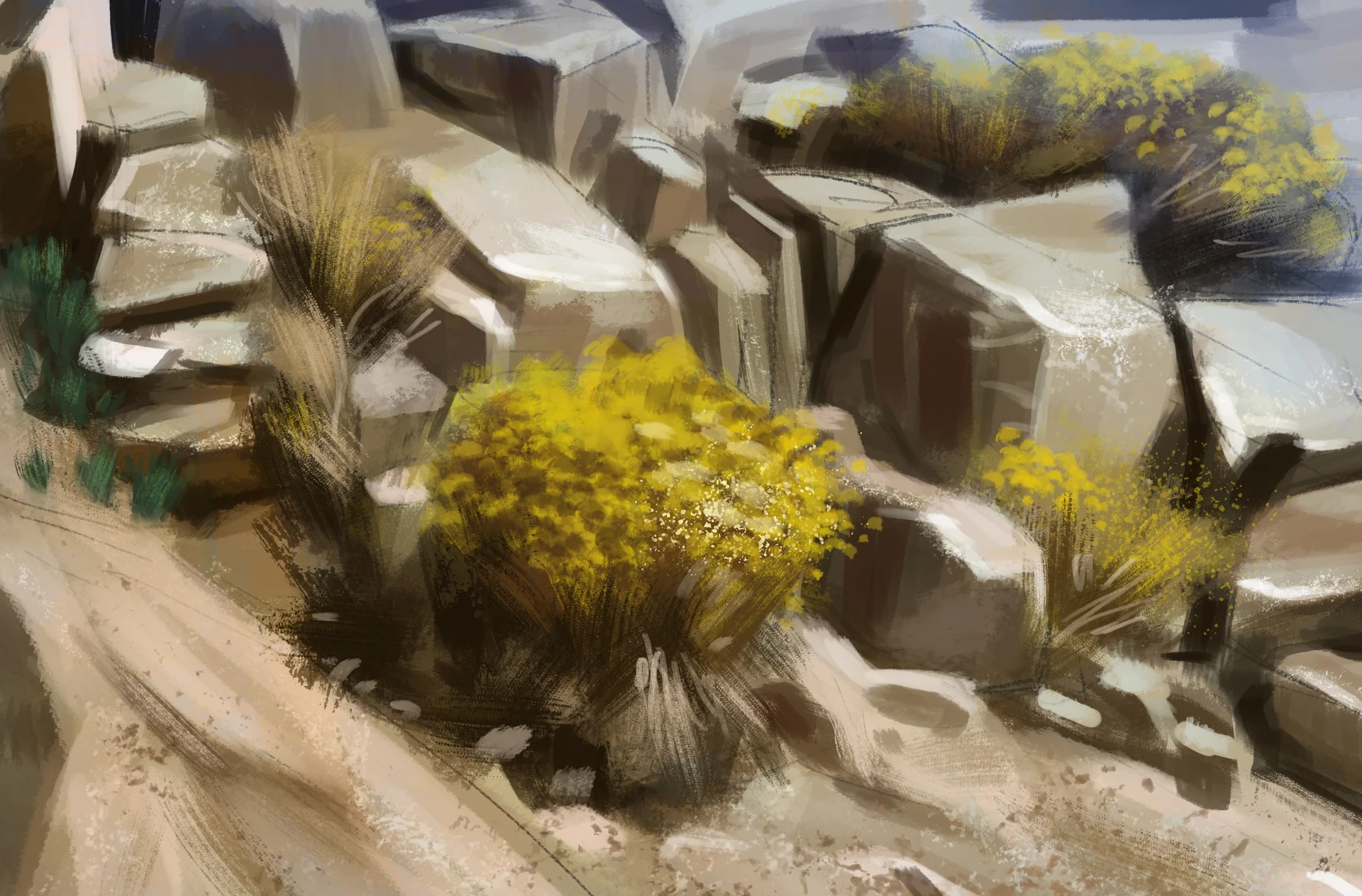 Second guided exercise from Nathan Fowkes' class on Schoolism.