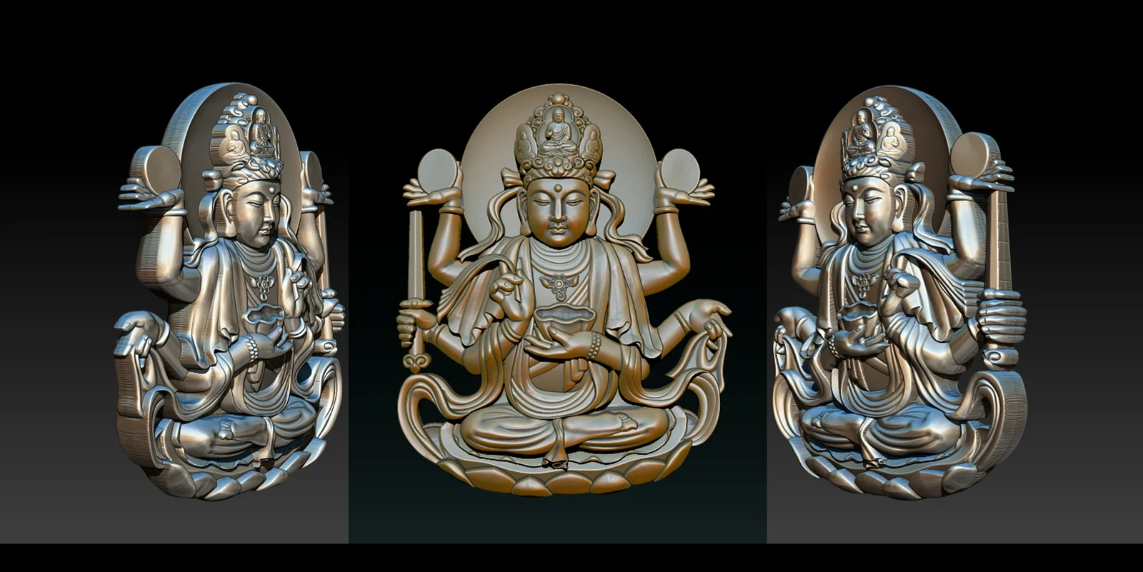 Bas-relief Buddha Pendant * briarena8185@gmail.com