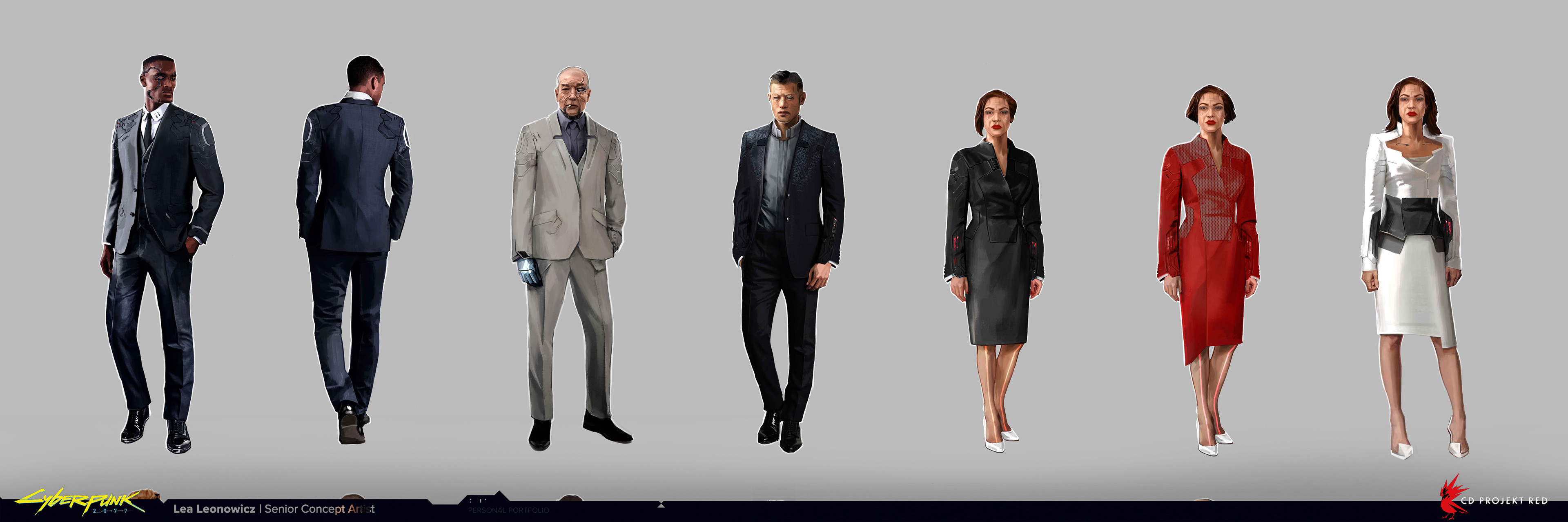 ArtStation - Arasaka Corporation characters concept art