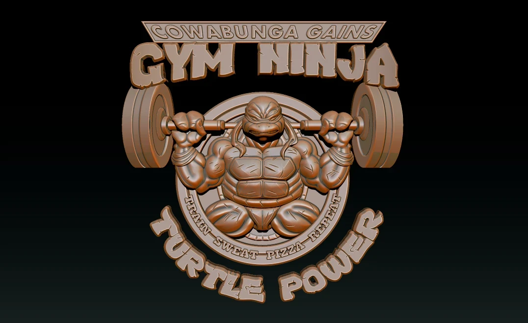 Gym Ninja Turtle Power – 3D Bas-Relief STL OBJ ZTL Model for CNC, Laser Engraving &amp; 3D Printing
briarena8185@gmail.com