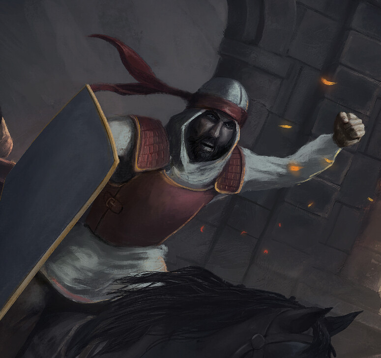 Baddie without their fire sword. The hero stole it from him. How? Who cares, the story needs to happen!