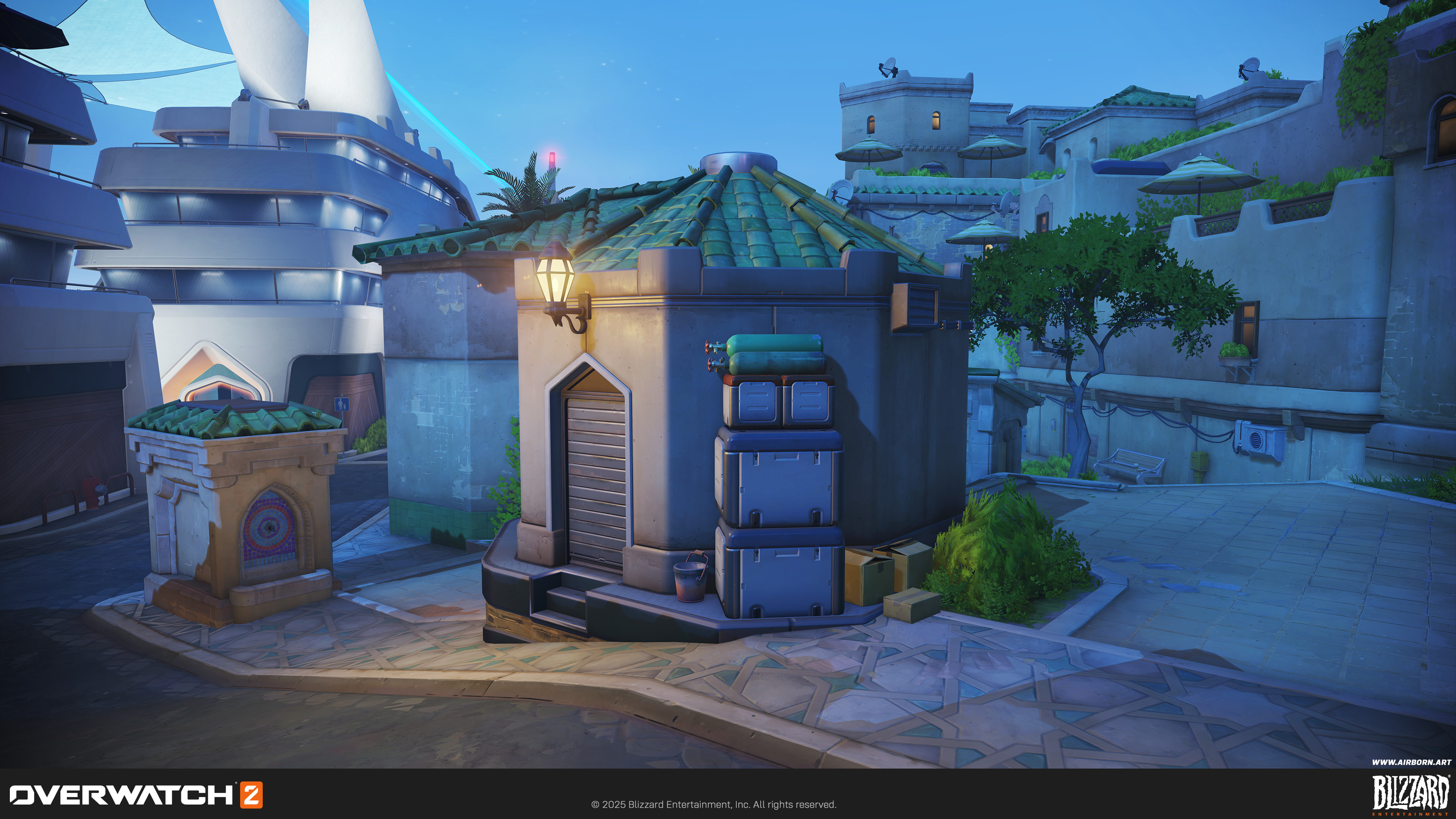 I was tasked to create this blocker right outside of the spawn room on the west side of the map.