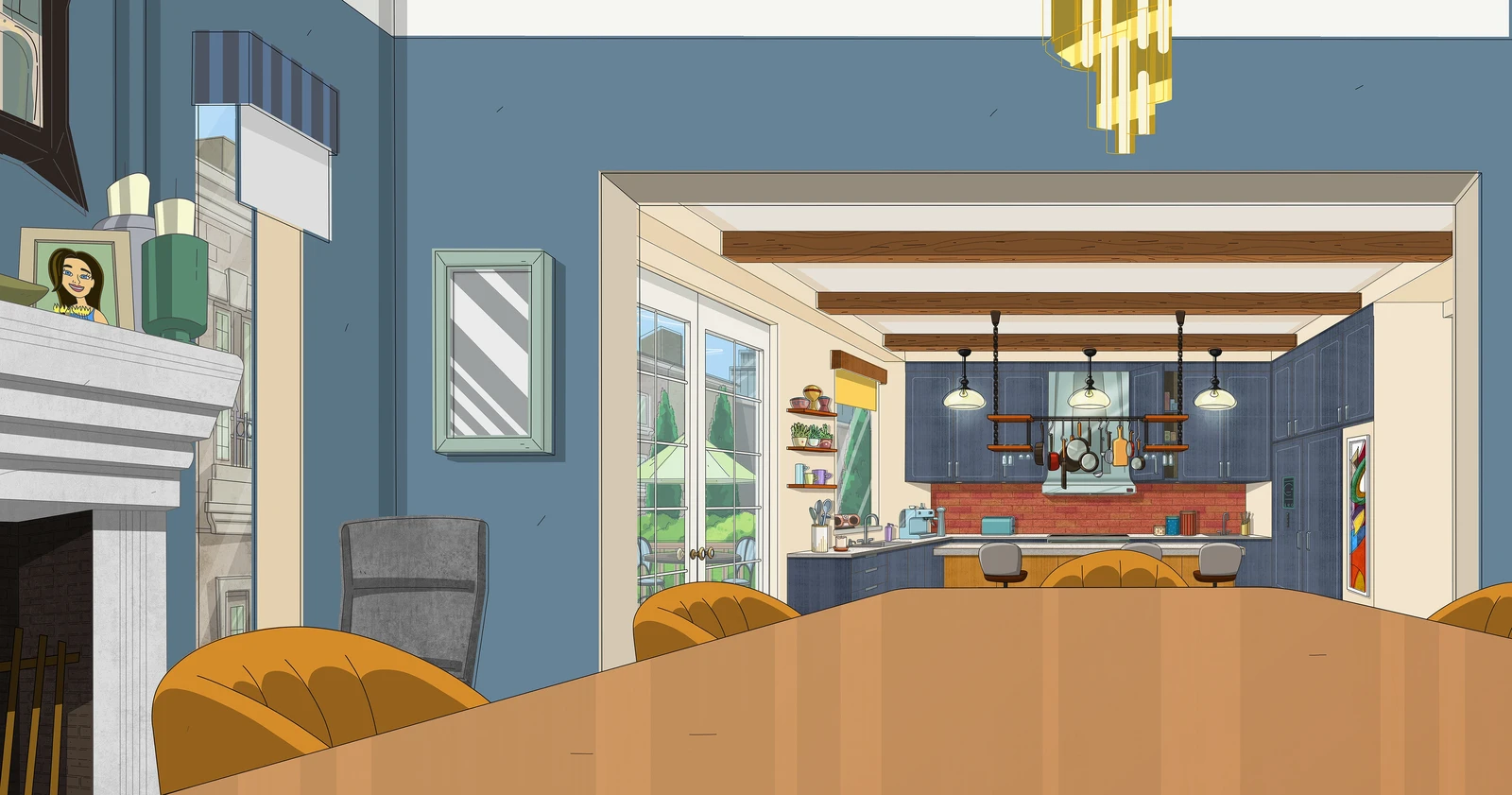 Blurred Lives: Mark and Kelly's Dinning Room