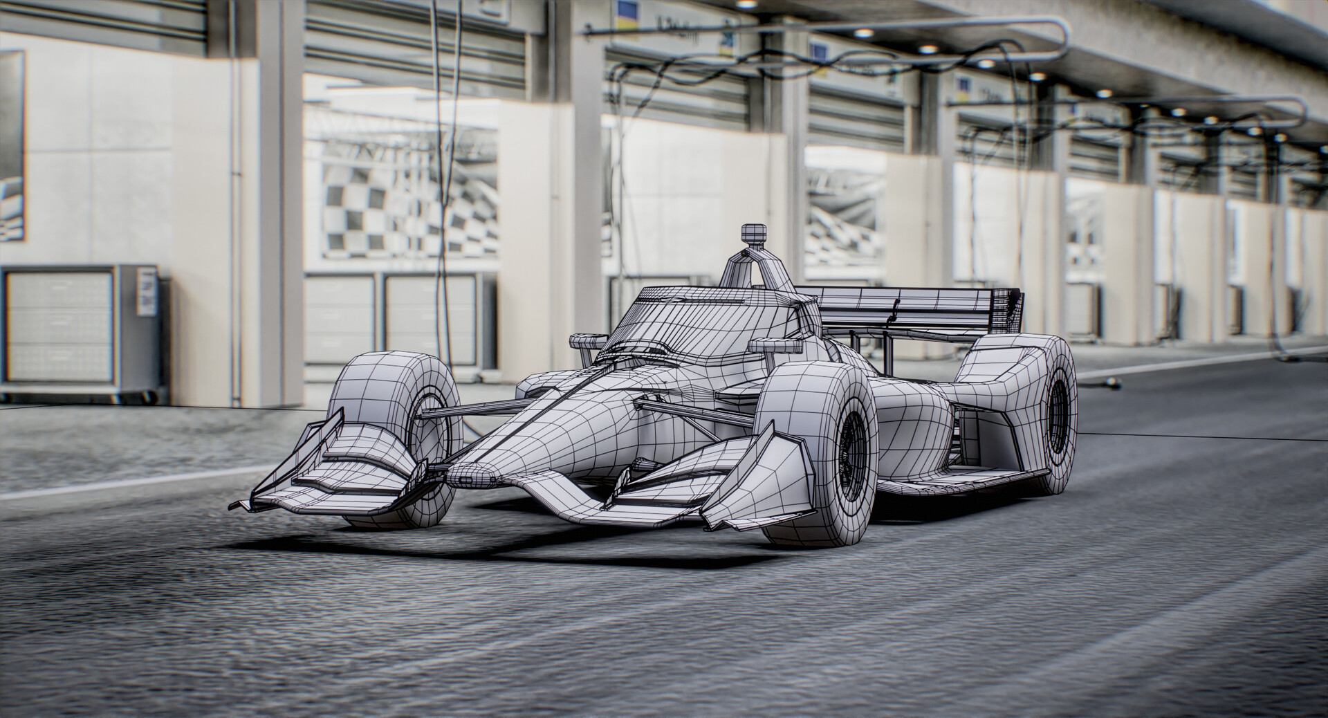 OpticalDreamSoft - Dallara DW12 UAK-18 2025 Yellow High Downforce Race ...