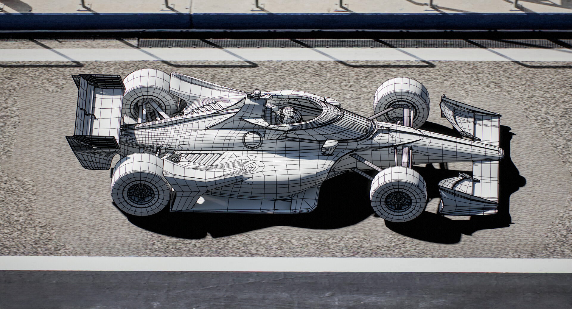 OpticalDreamSoft - Dallara DW12 UAK-18 2025 Yellow High Downforce Race ...