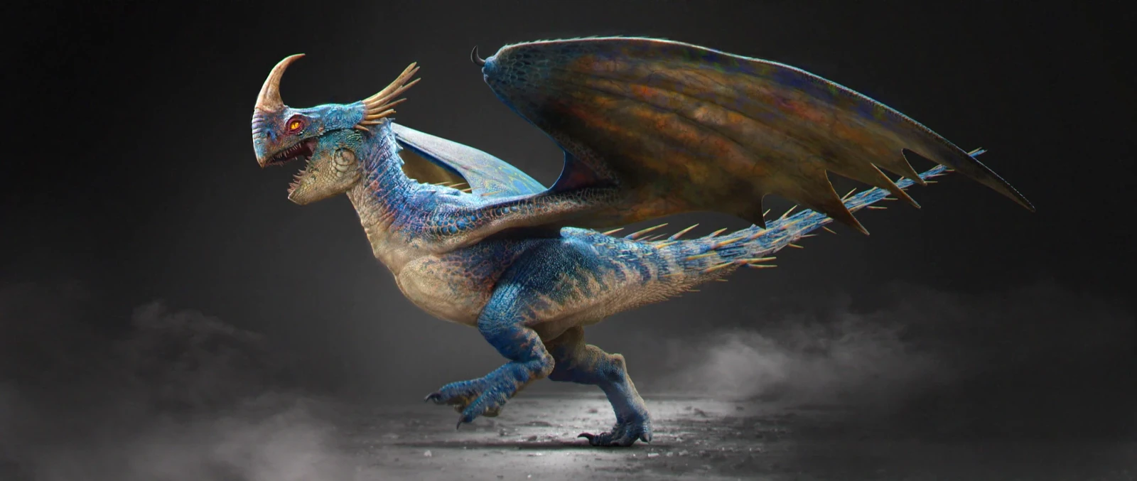 Concept  painting. (Model by Juan Hernandez)