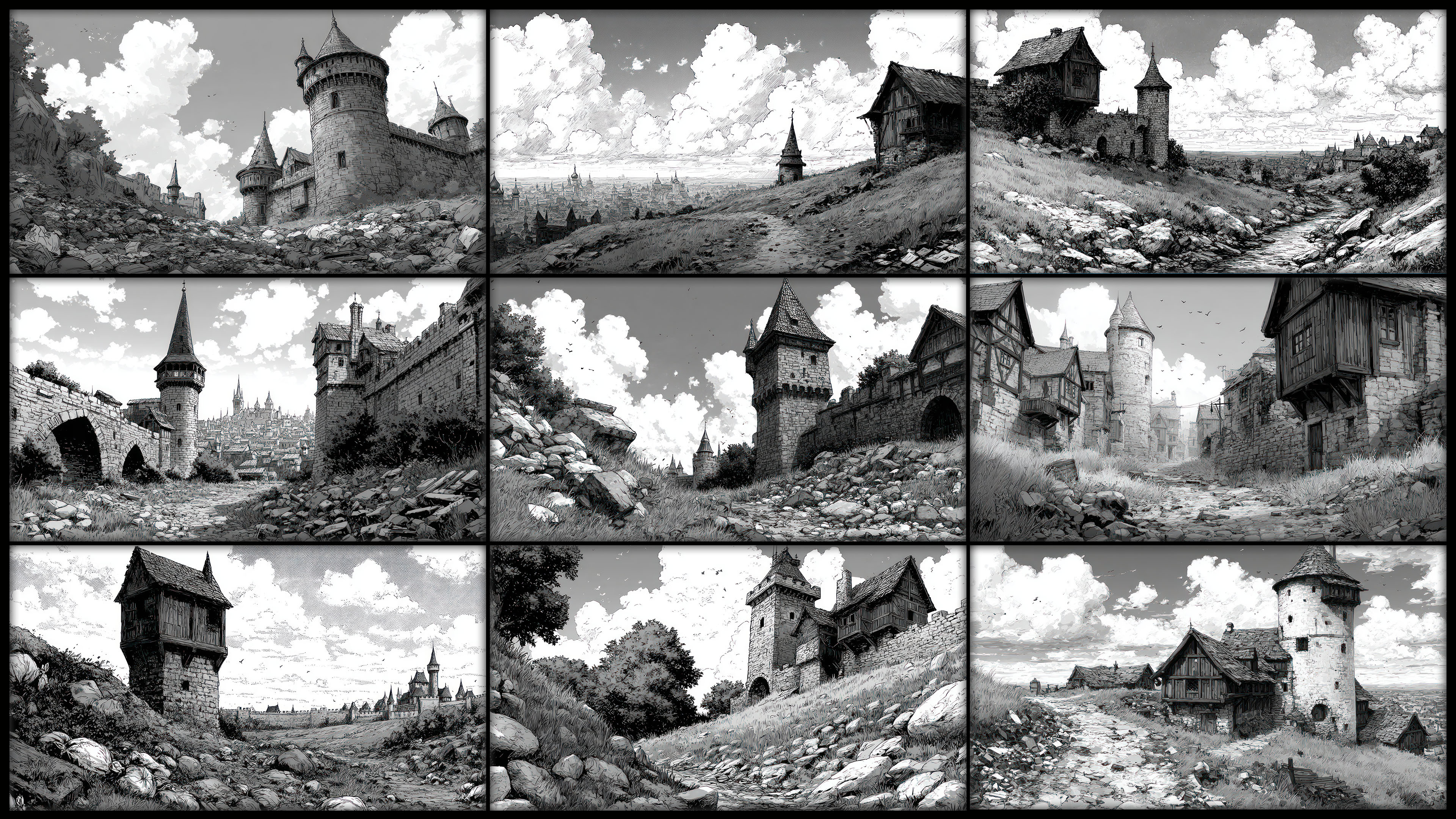200 Medieval City - Sketch Reference Image Pack v.5 |4K|
https://www.artstation.com/a/49319060