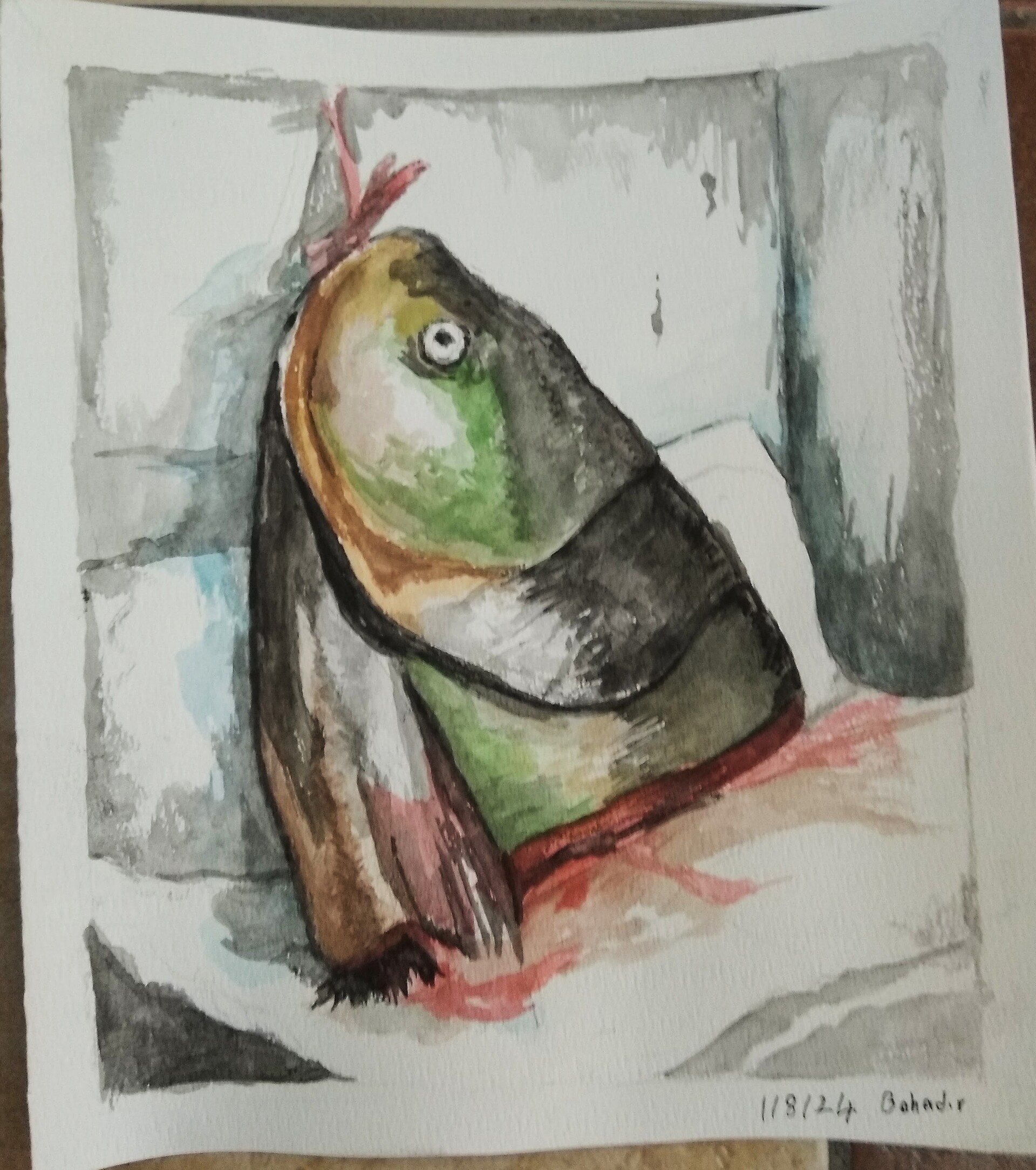 Traditional drawing by Bahadır Atcı