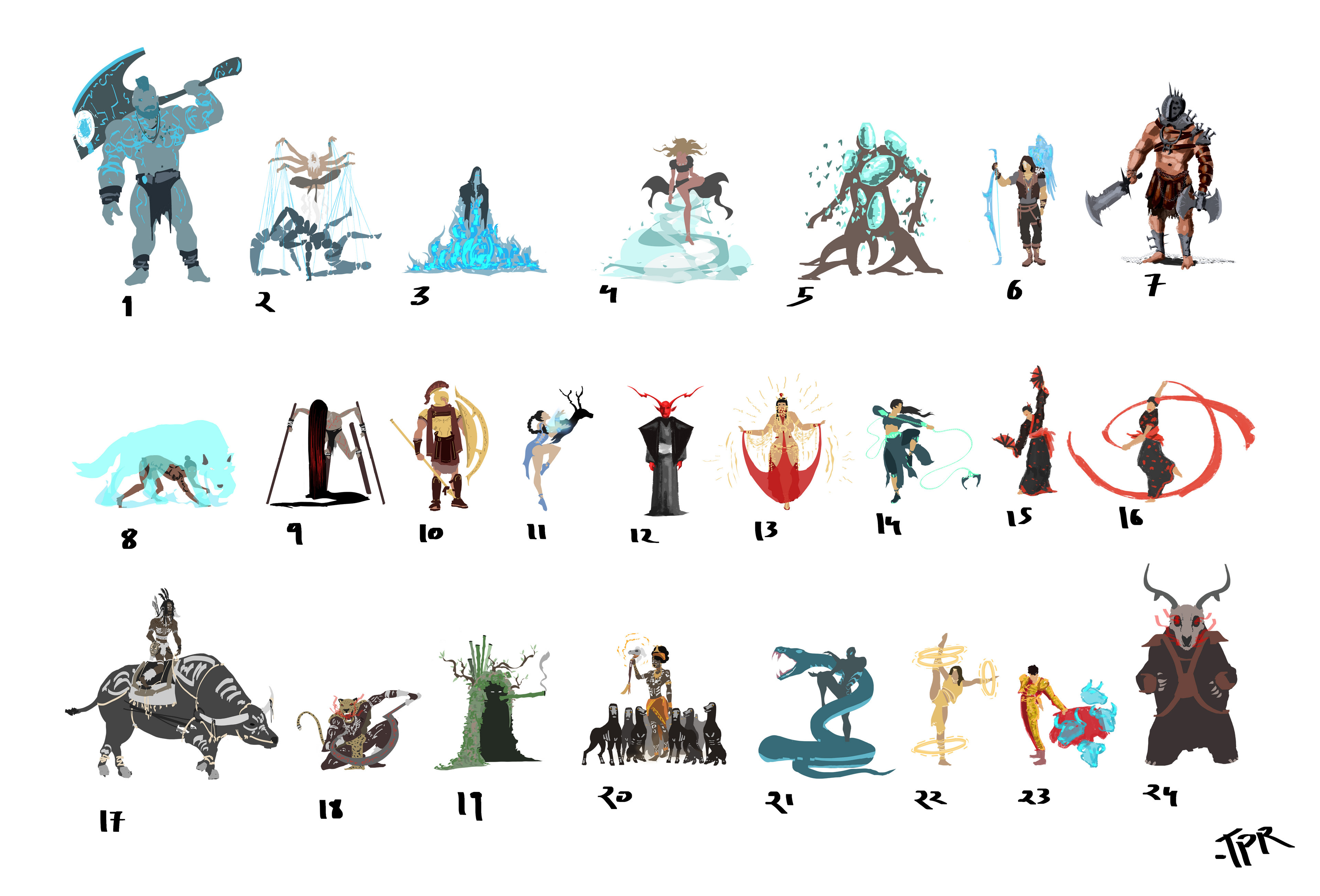 early exploration sketches 