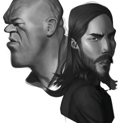 Male Stylized Portraits