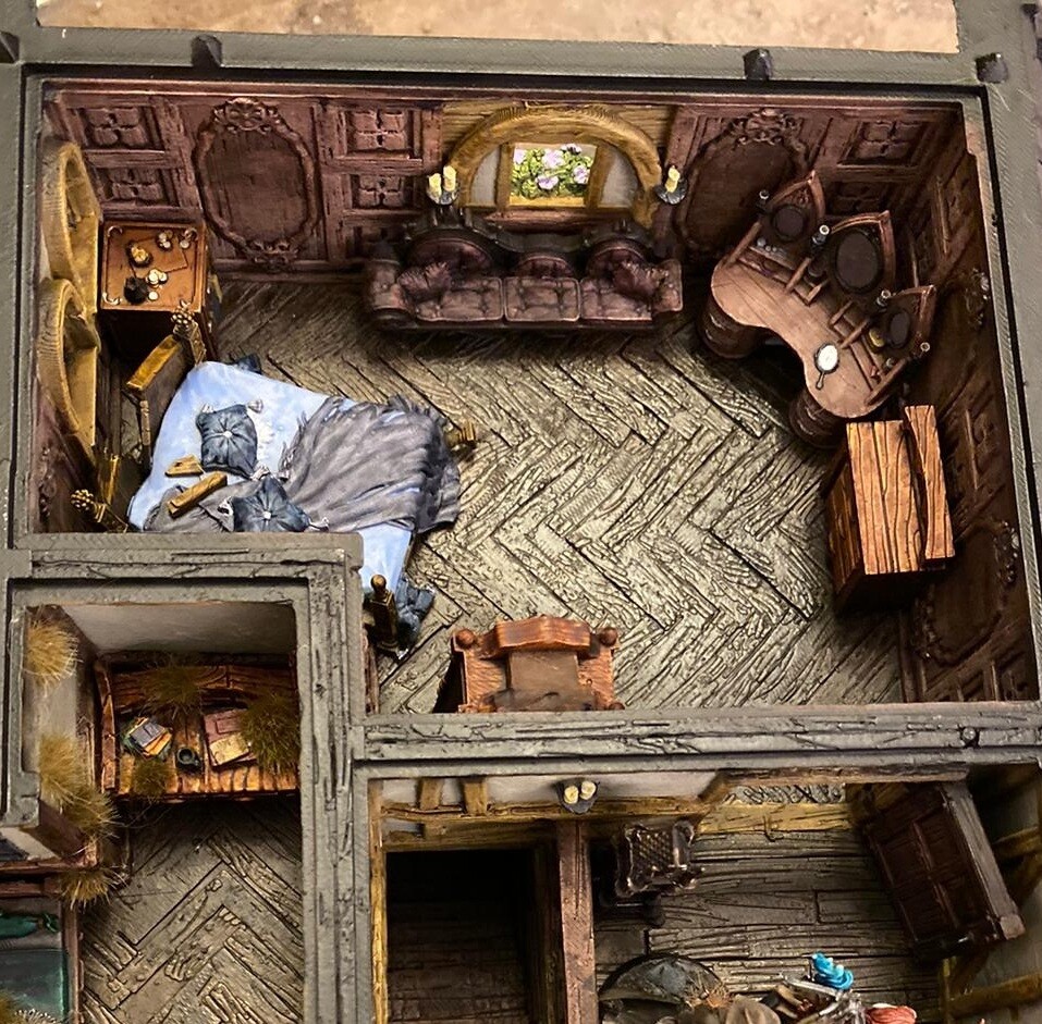 Printed and painted by a customer