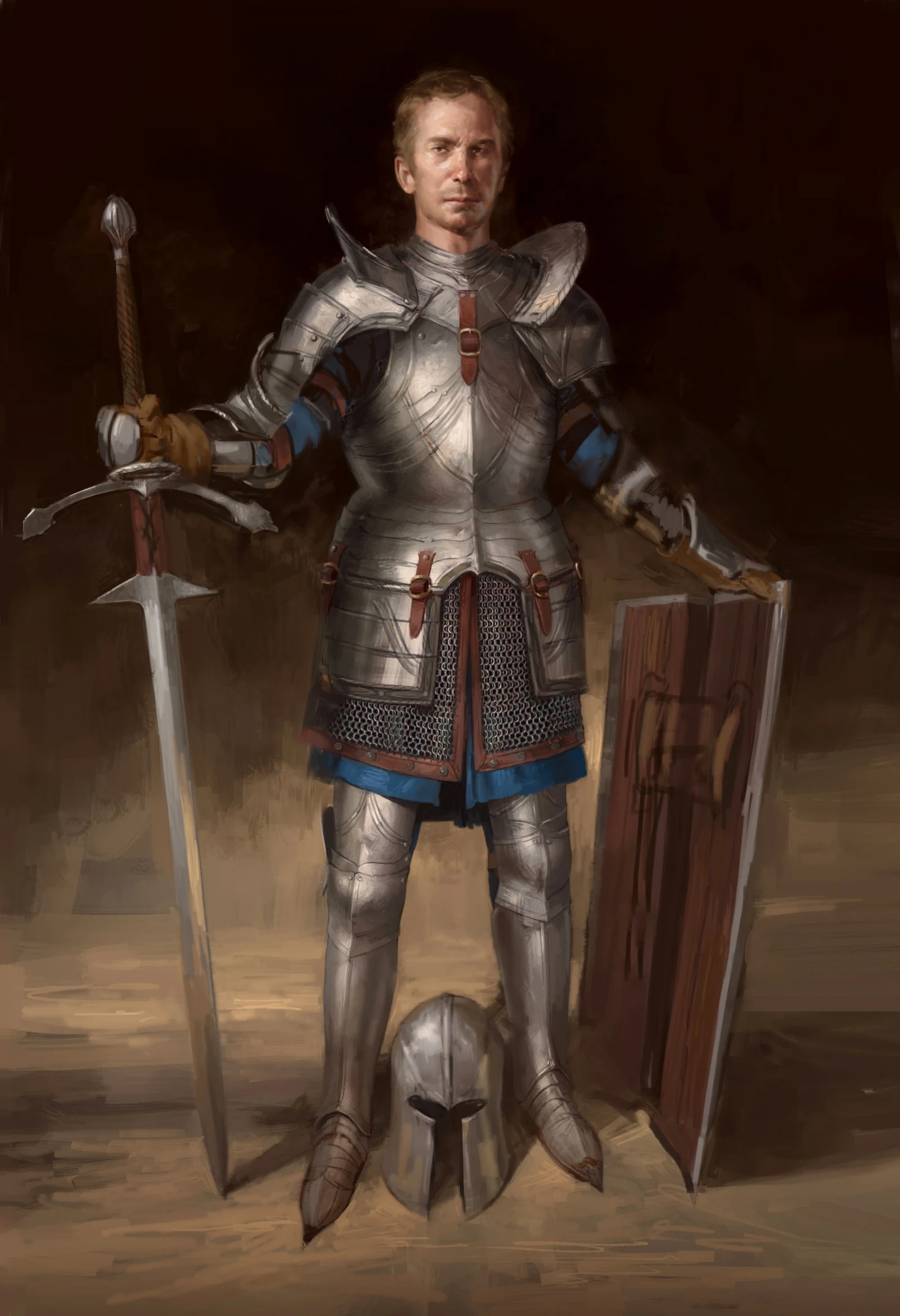Skyblivion Steel Armor Illustration (Fighters Guild)