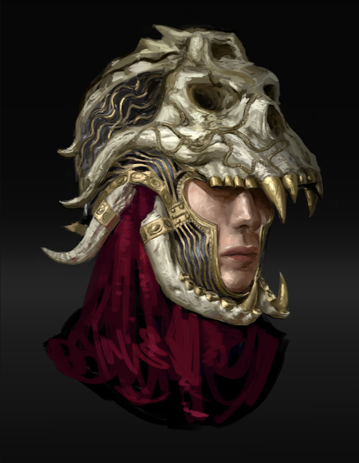 Skyblivion Unique Armor - Bloodworm Helmet