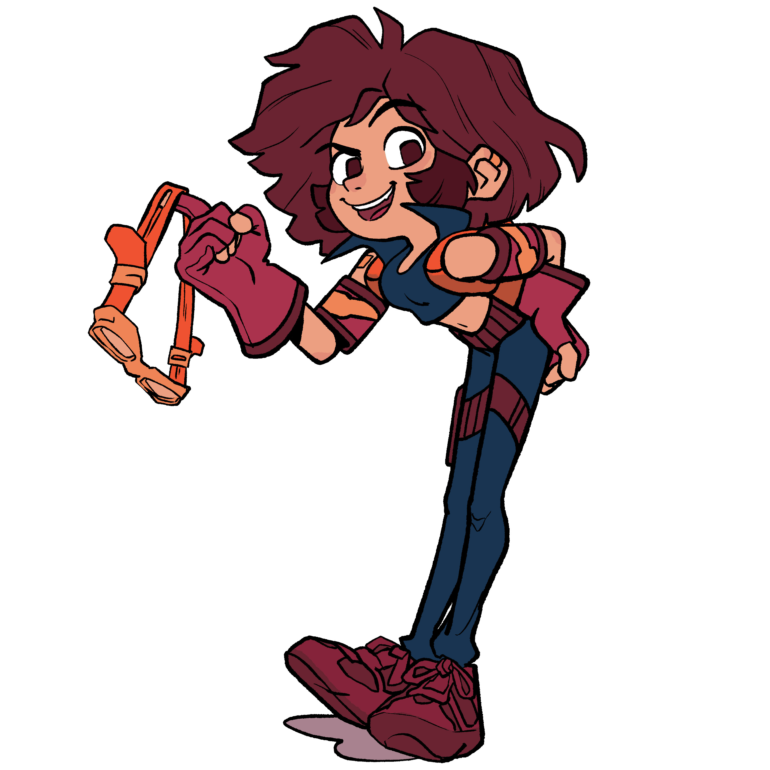 Flat-color pass showing palette and separation before rendering. 