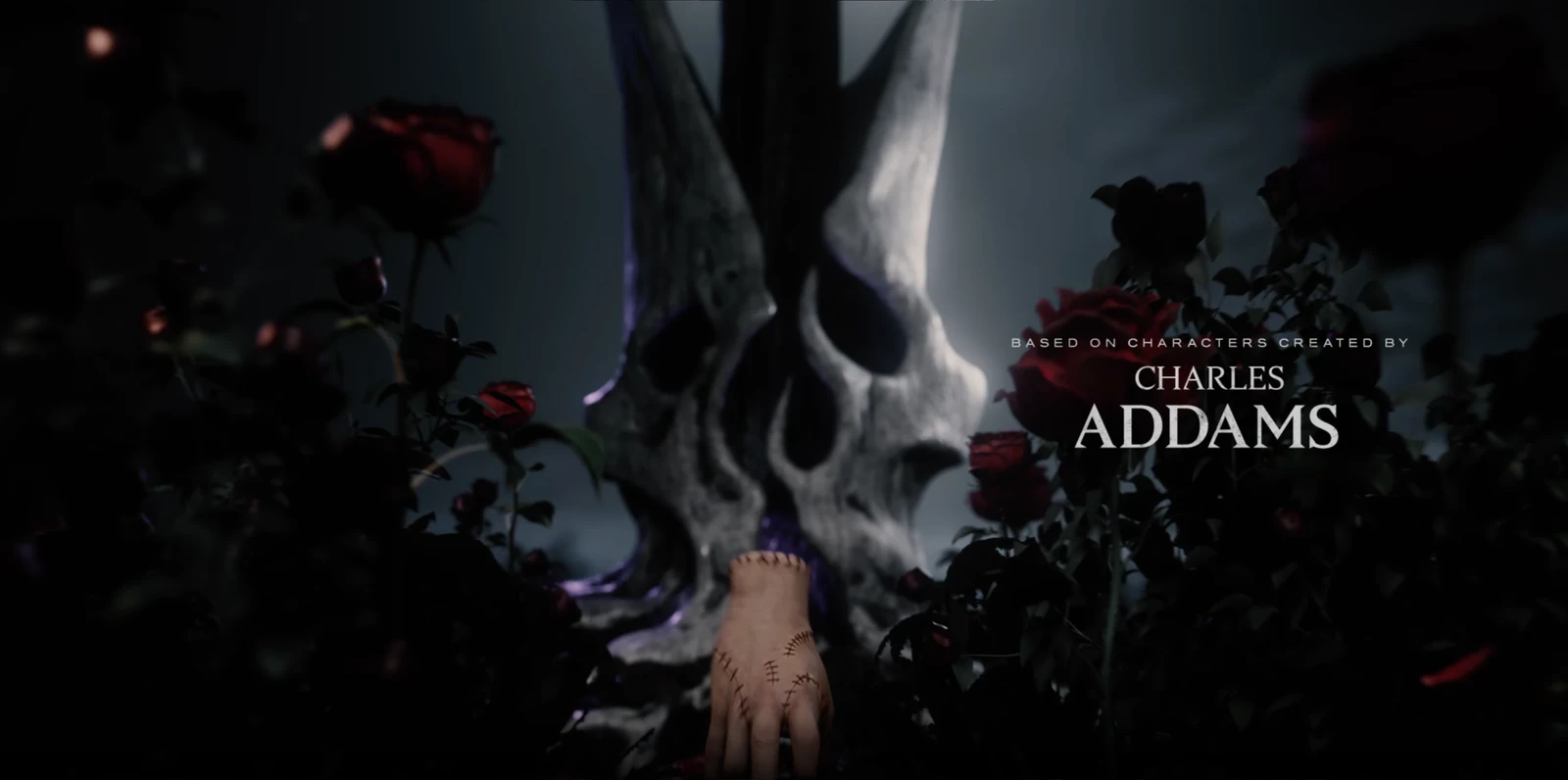 Wednesday s.2 - TV show opening title sequence
